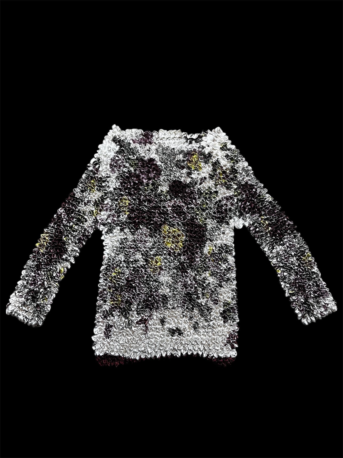 Popcorn Silk Top #6932