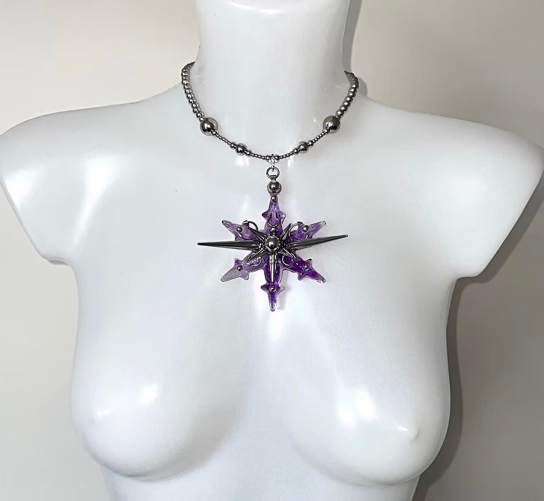 Aurora Spike necklace 666999 #8686
