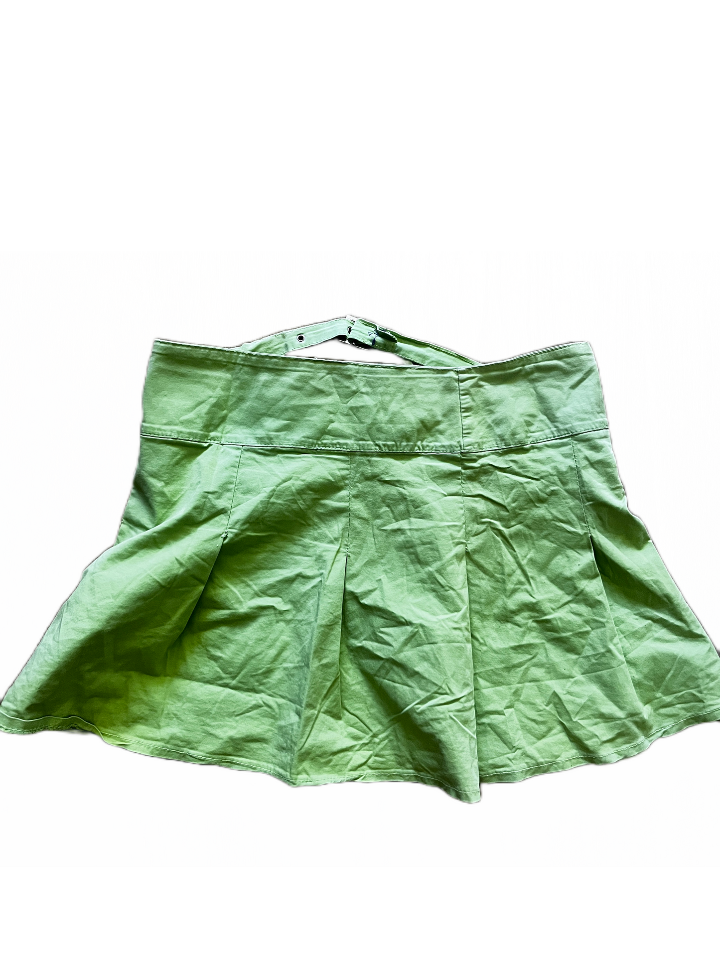 Cotton Lime Skirt S/M #4738