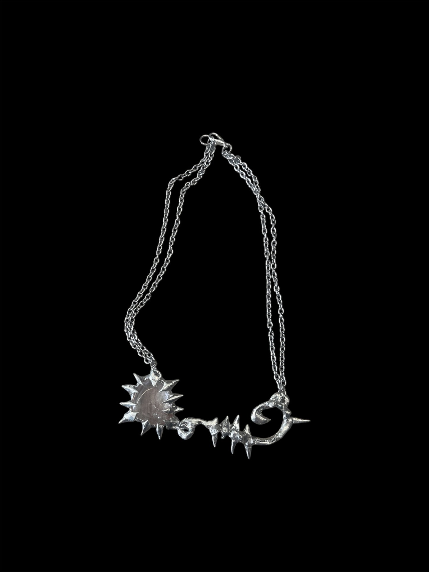 Solar Reliquary Necklace — #12883