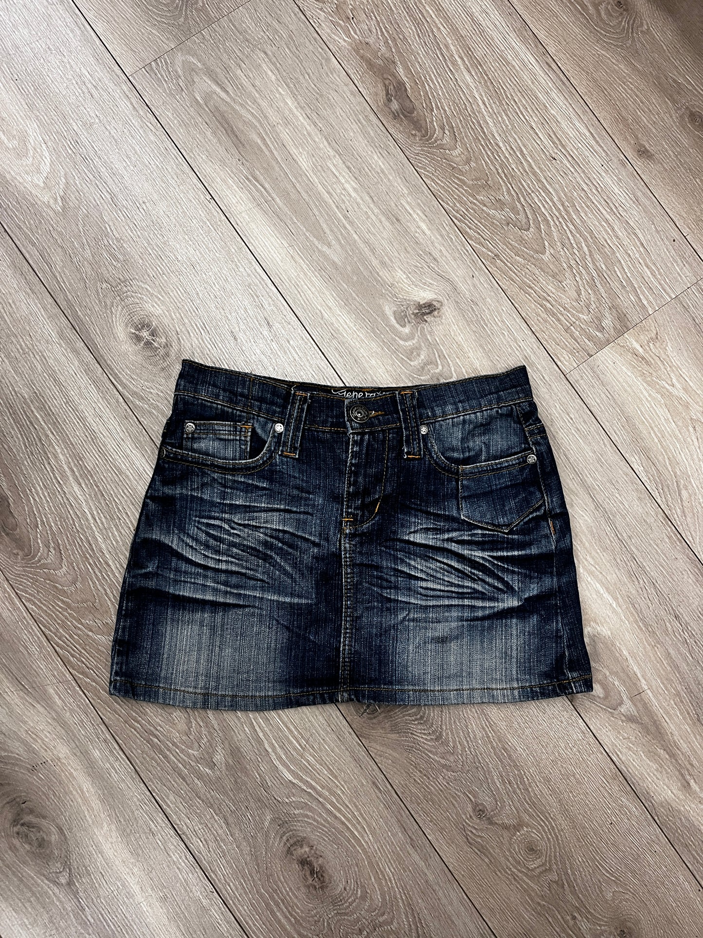 Denim Mini Skirt #6250