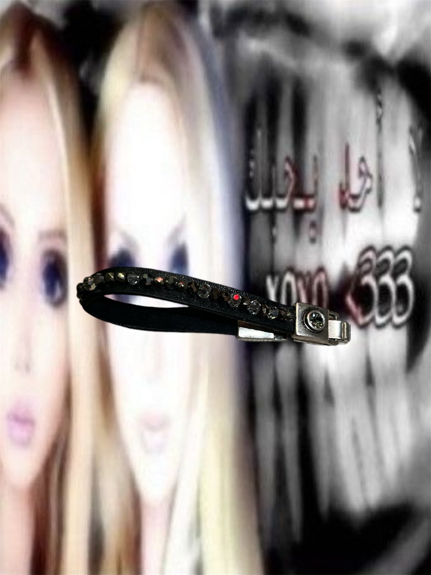 Beaded Bracelet with Metal Clasp #6044
