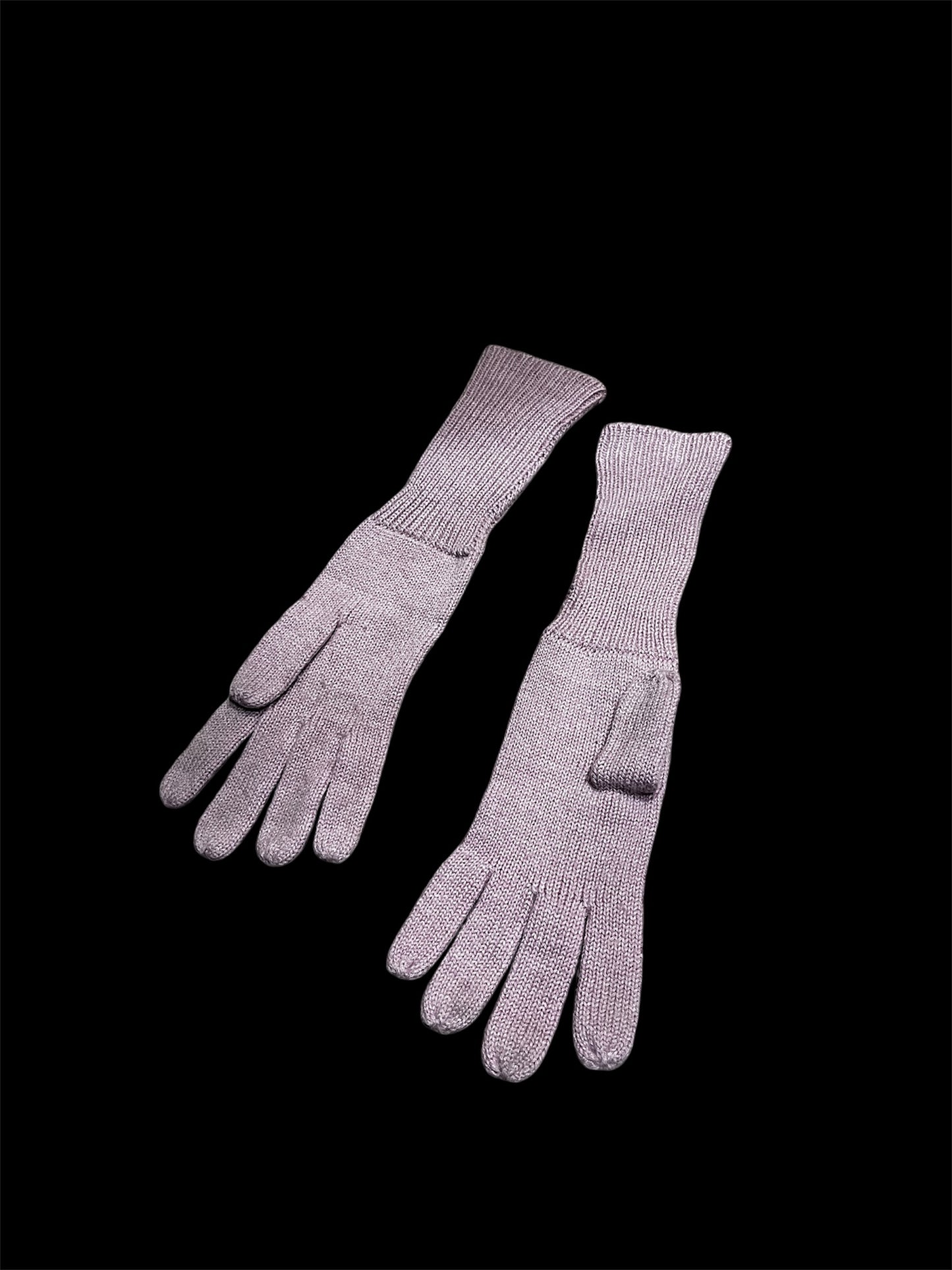 Pink Knit Gloves #6057