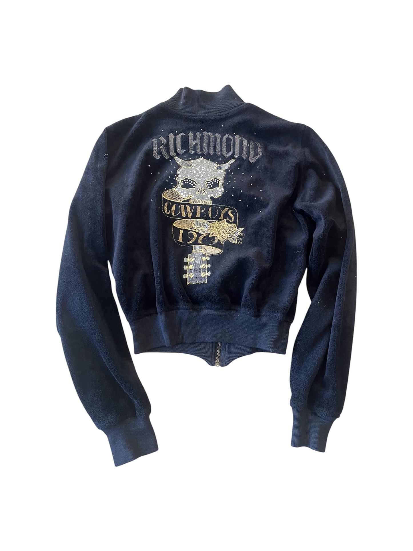 John Richmond “Cowboys” Velour Jacket #12778