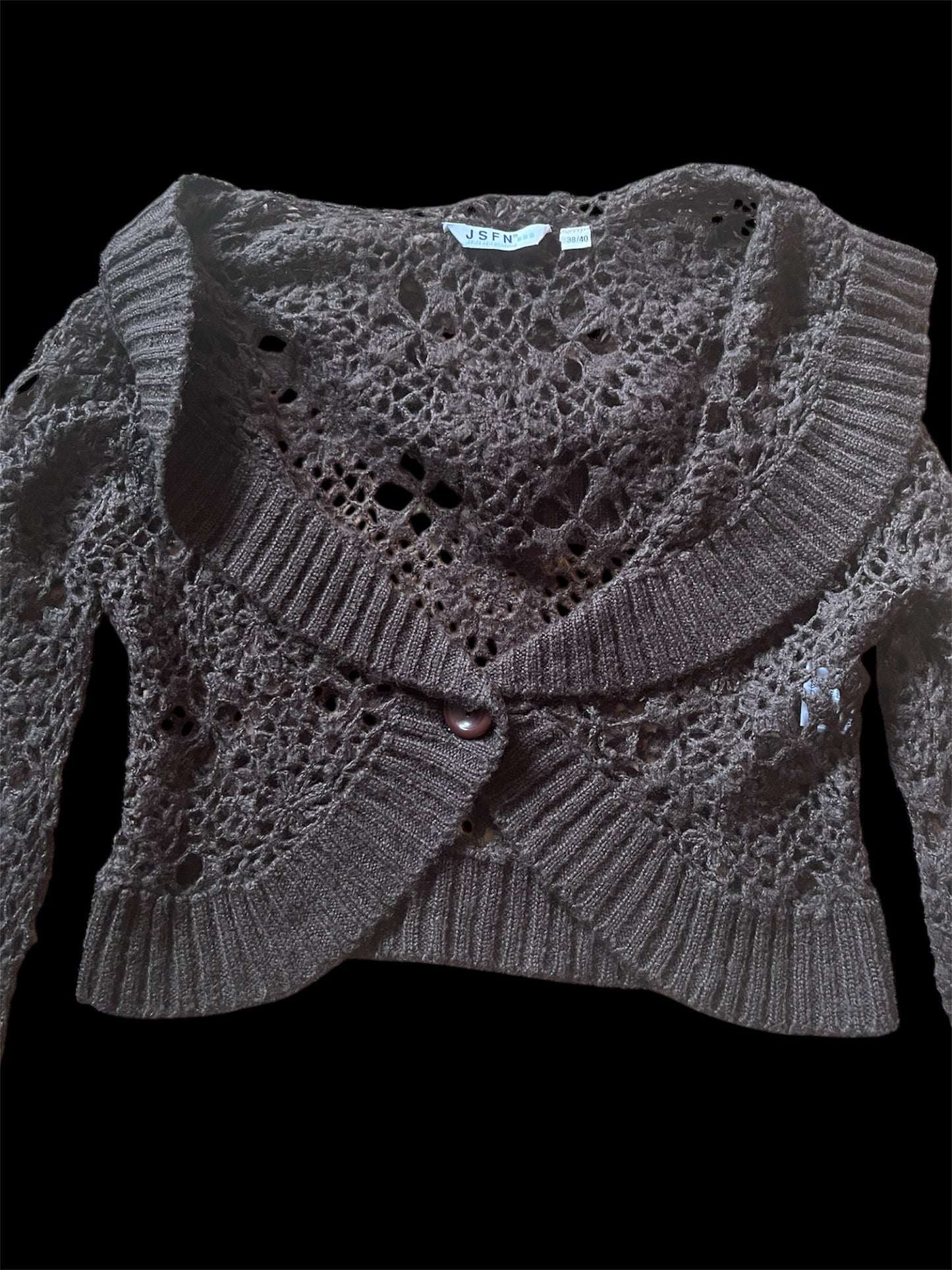 Vintage Crochet Cardigan #6109