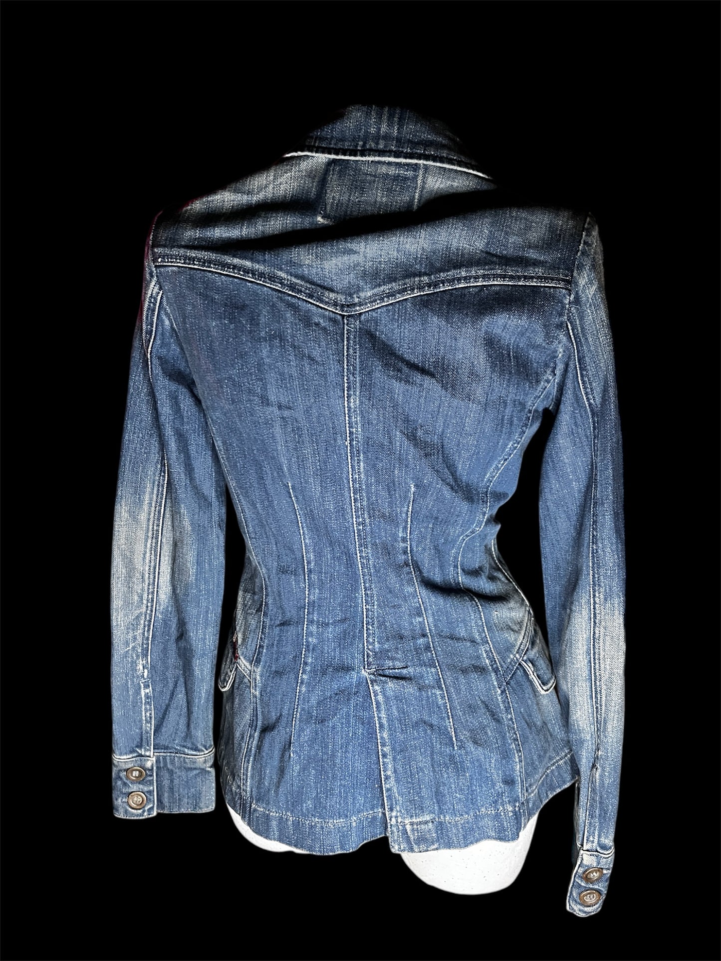 Guess Denim Fitted Jacket #5733