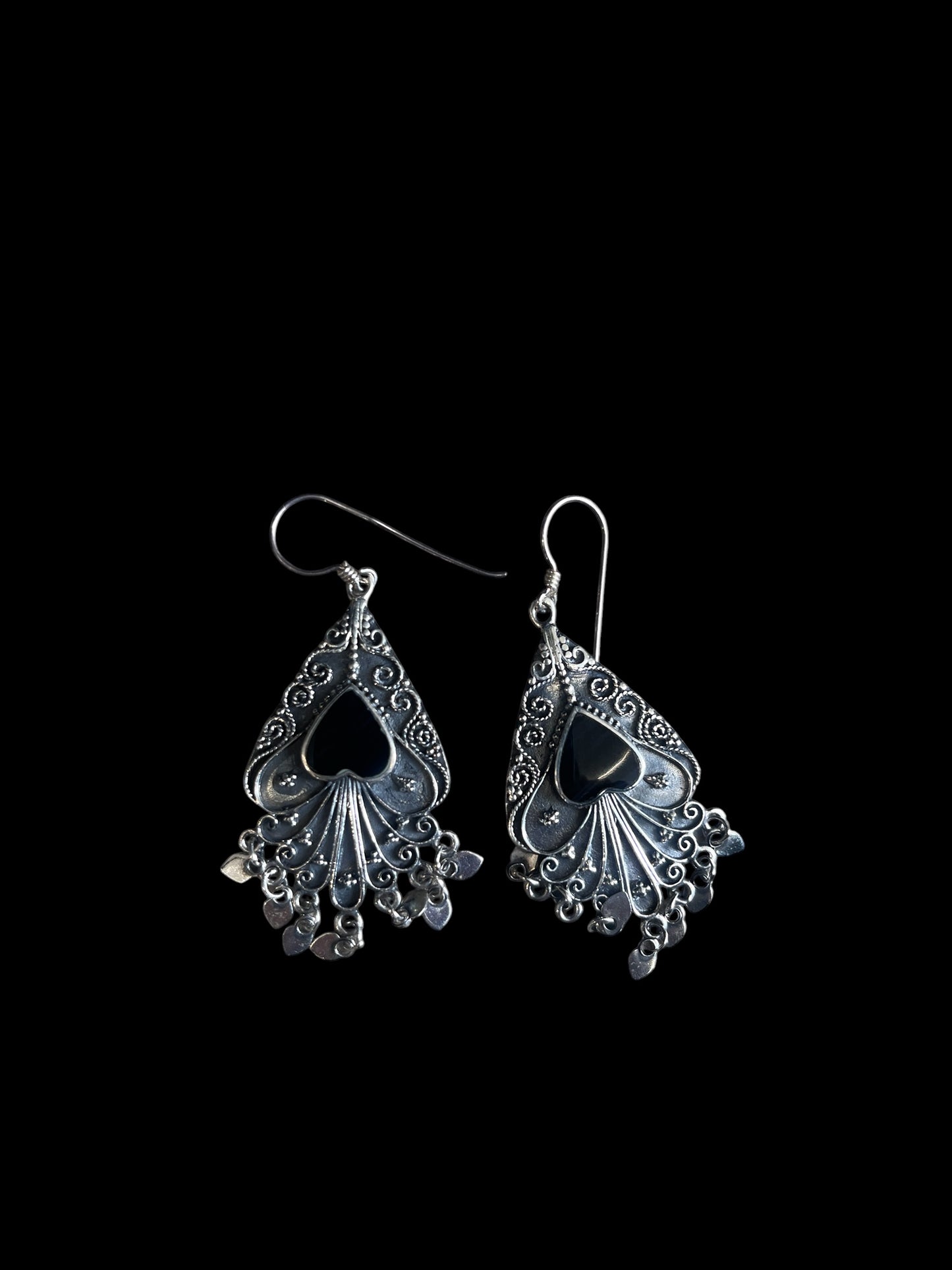 Stearling Silver Earrings #12454
