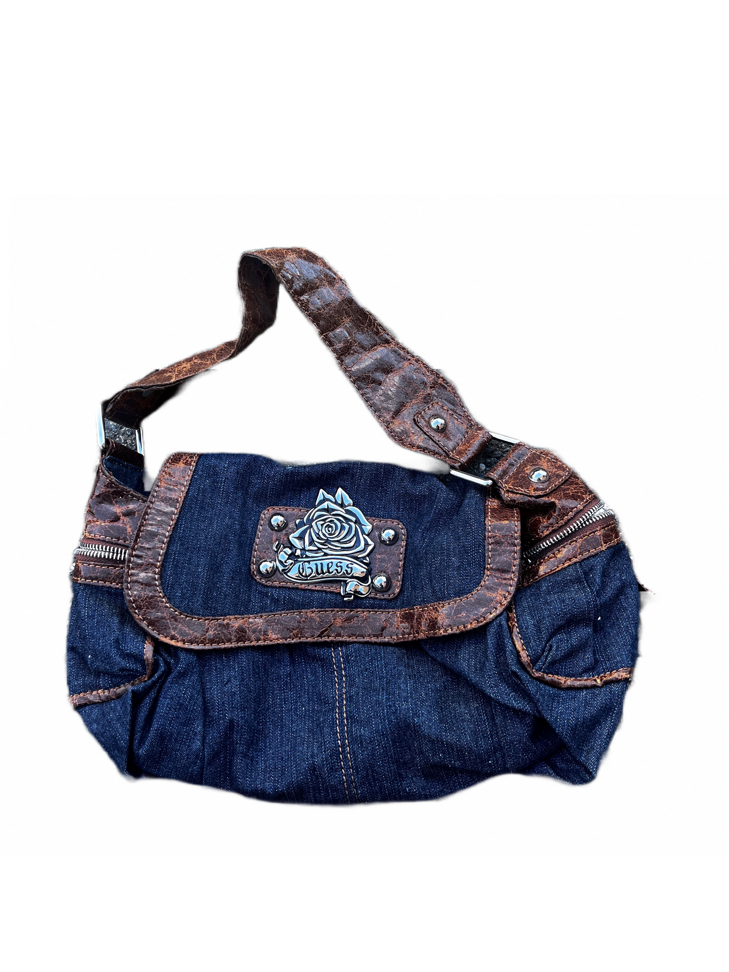 Guess Vintage Denim Handbag #4654