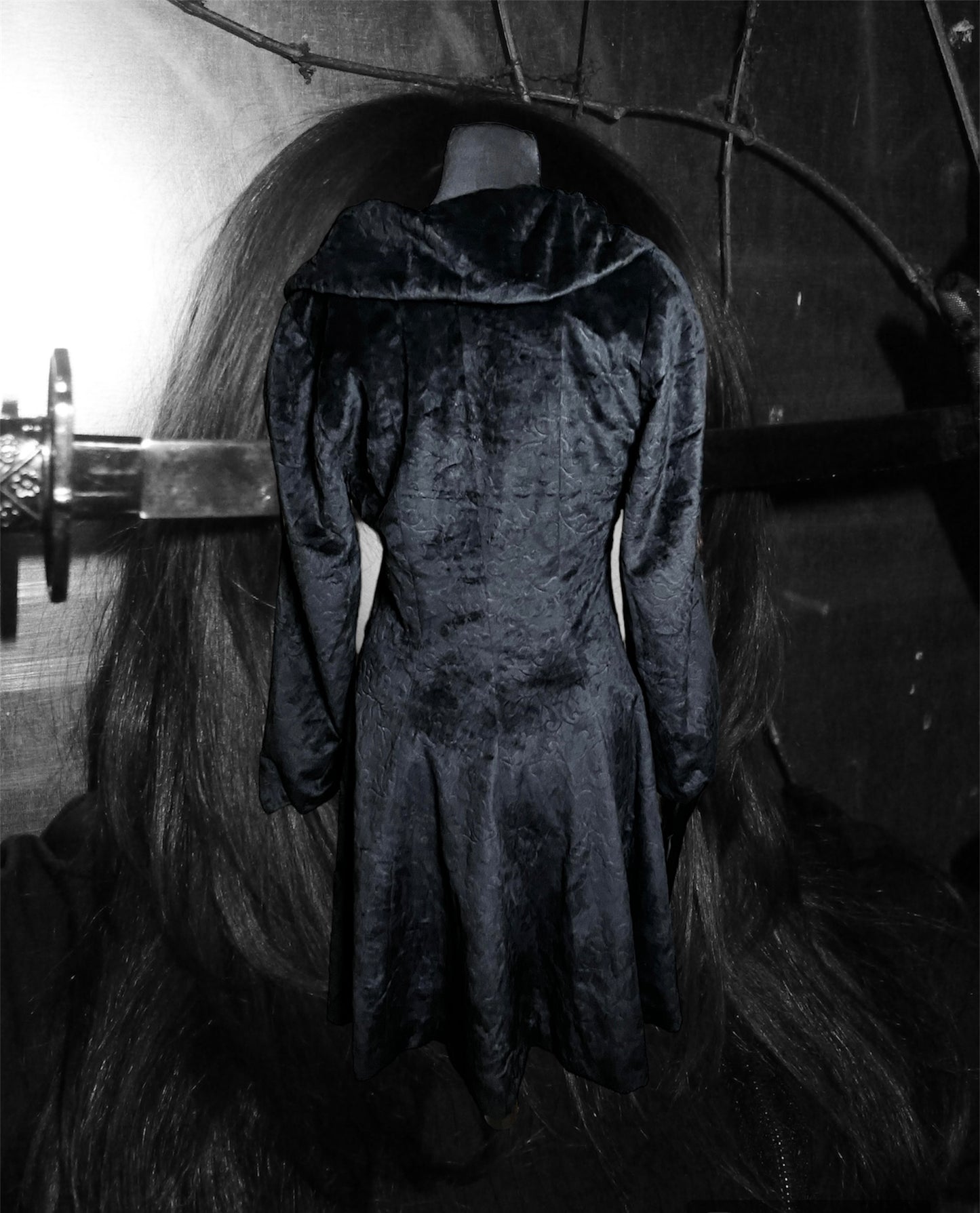 Gothic Vampire Jacket Dress M 2902