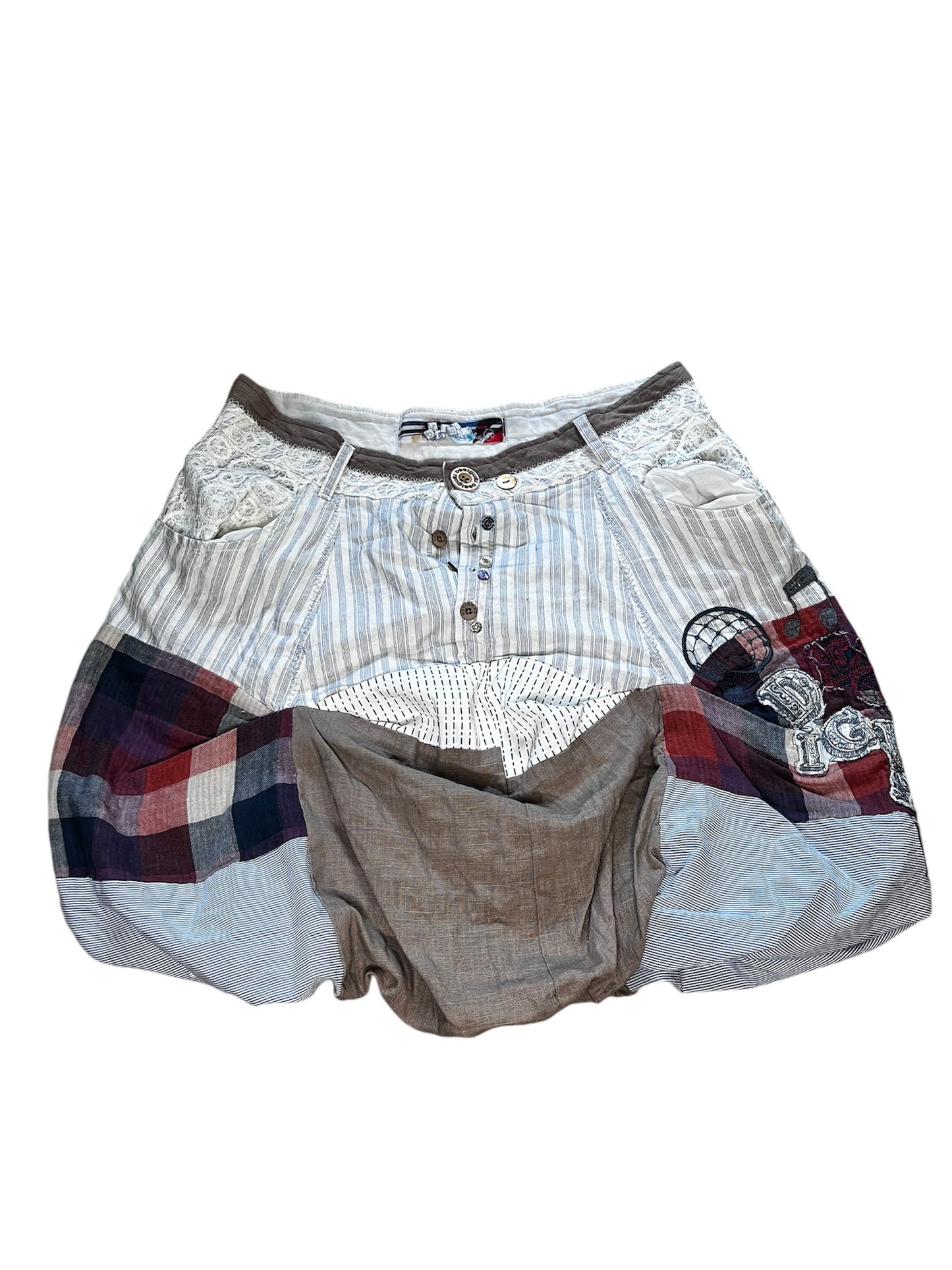 Cotton Bubble Skirt S #5538