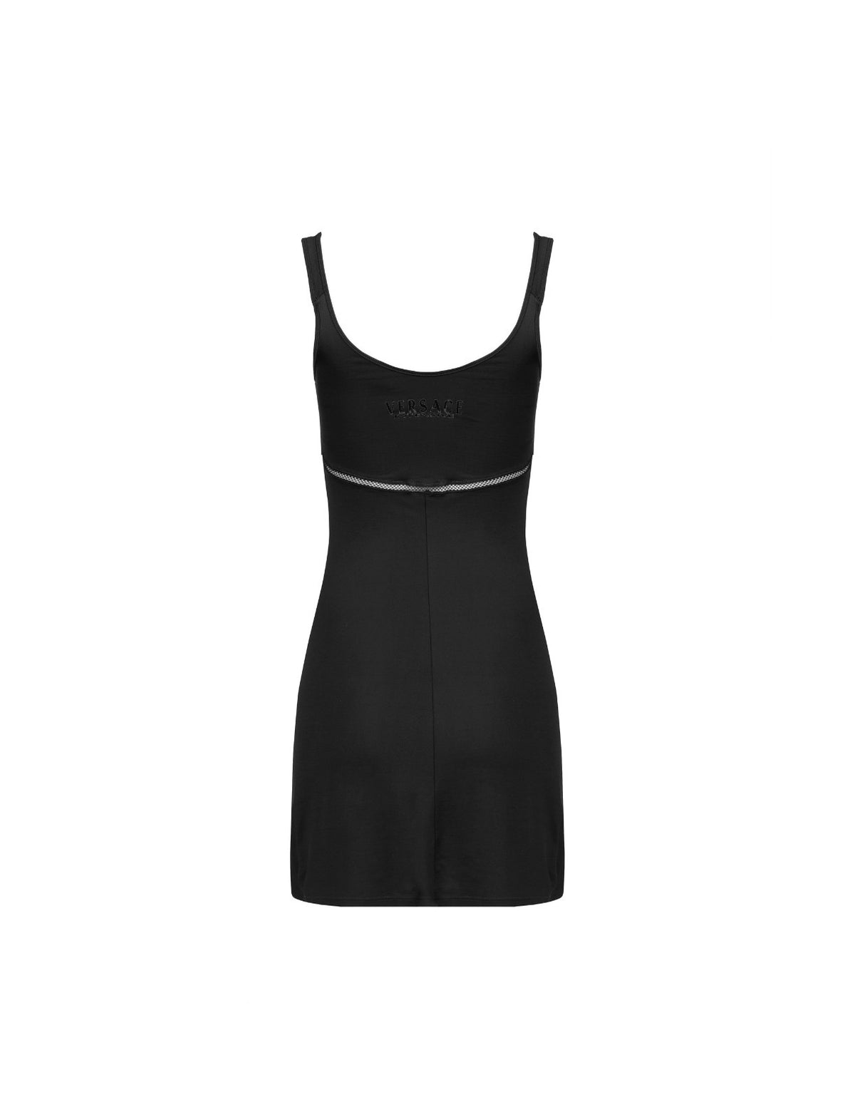 1990s Versace Intensive Black Mini Dress #13769