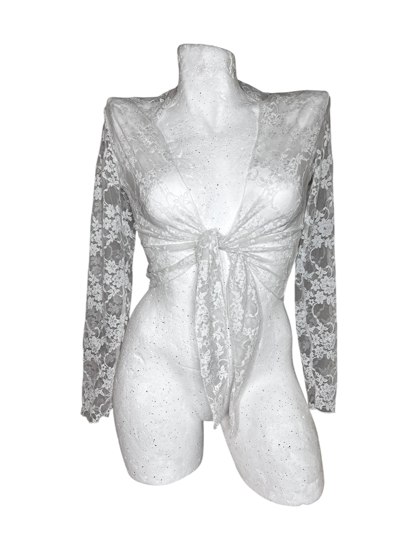 White Swan Lace Bolero Top #6910