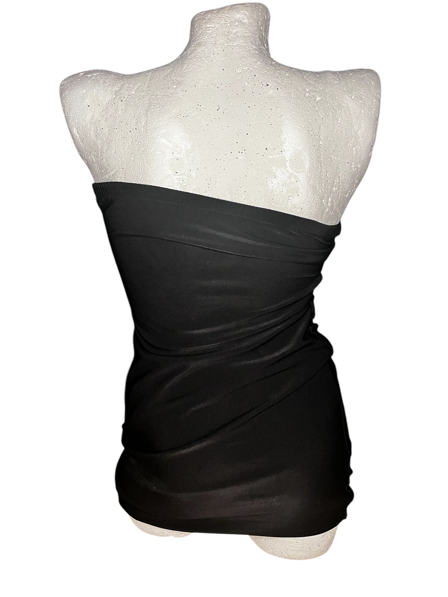 strapless tie-front top #7257