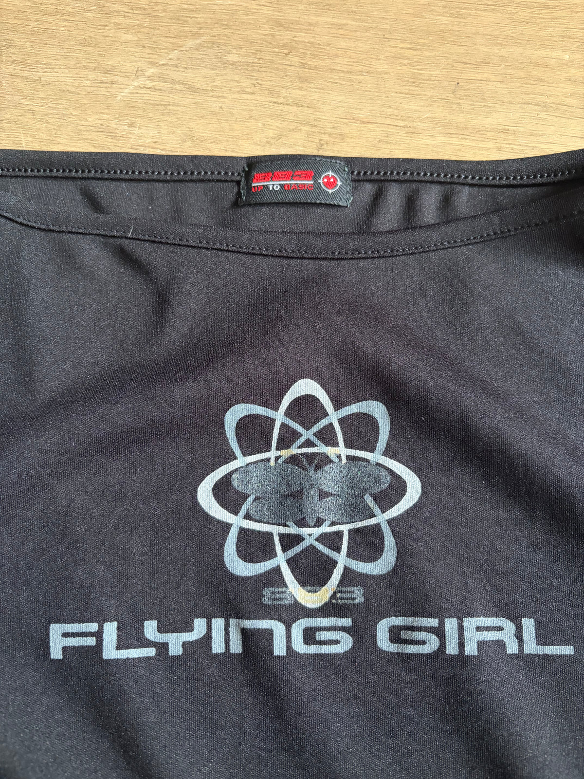 2000s Flying Girl Graphic Long-Sleeve Top