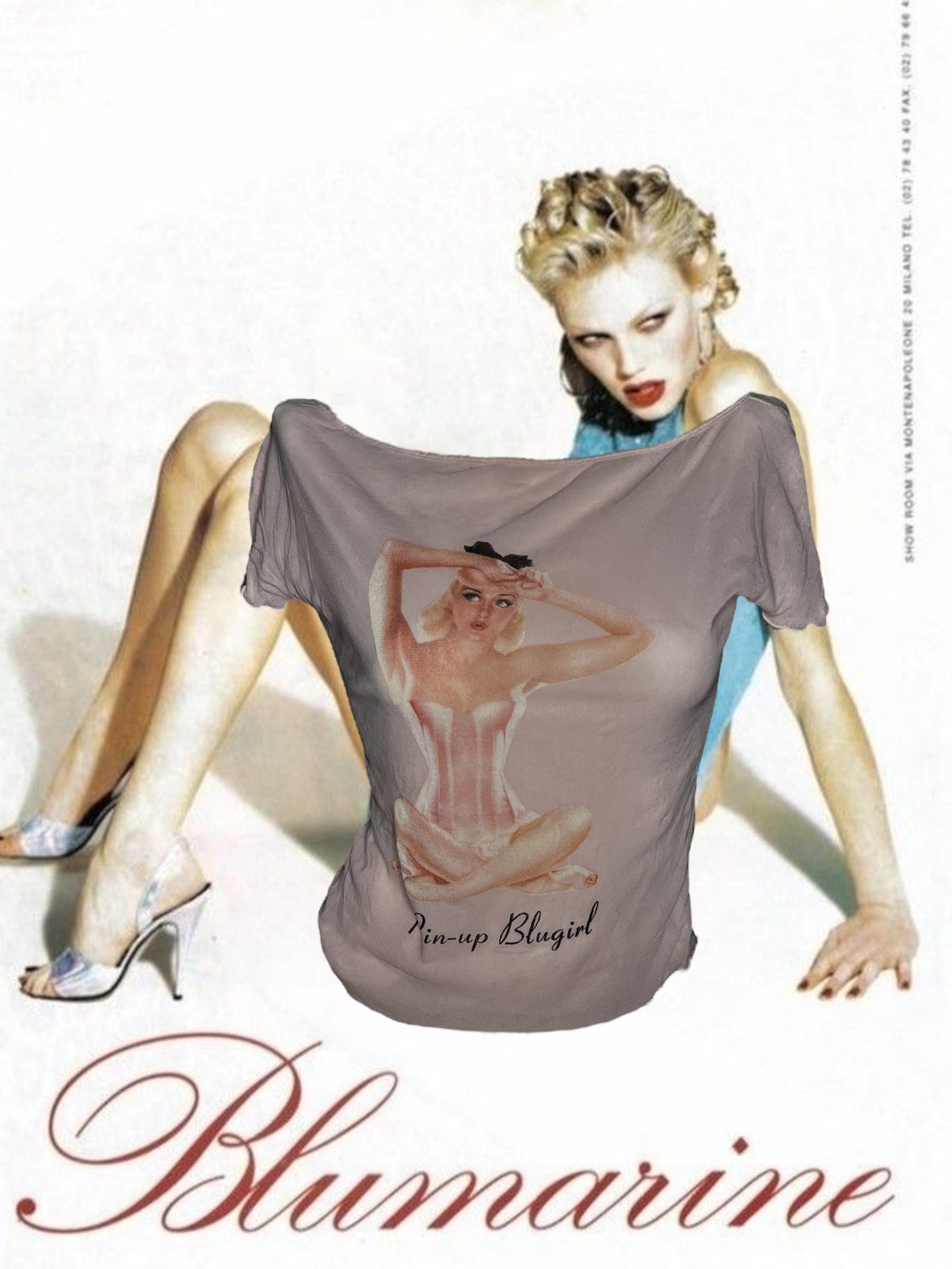 Blugirl Vintage Pin Up Top #6601