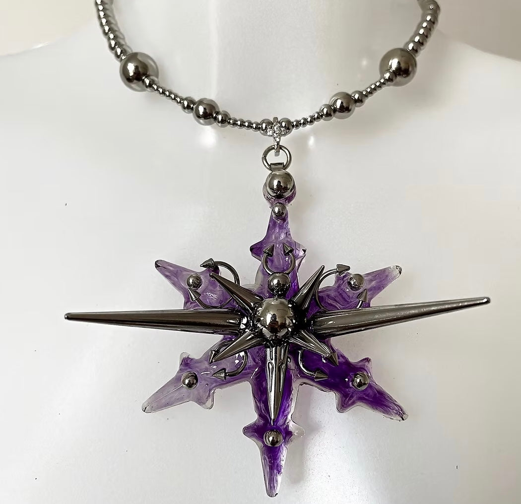 Aurora Spike necklace 666999 #8686
