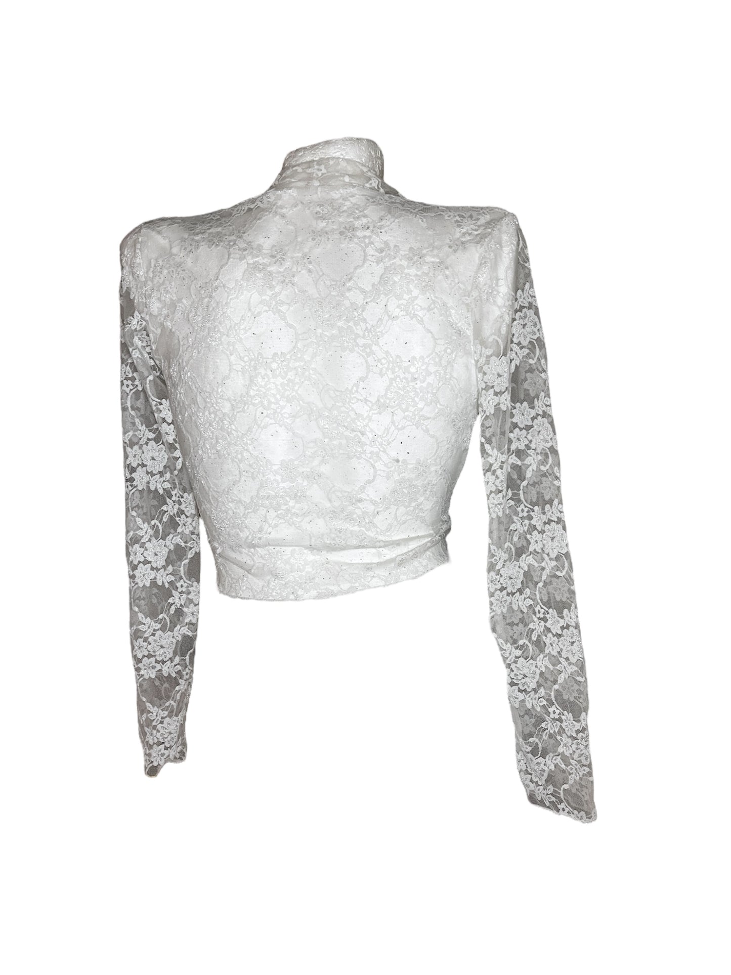 White Swan Lace Bolero Top #6910