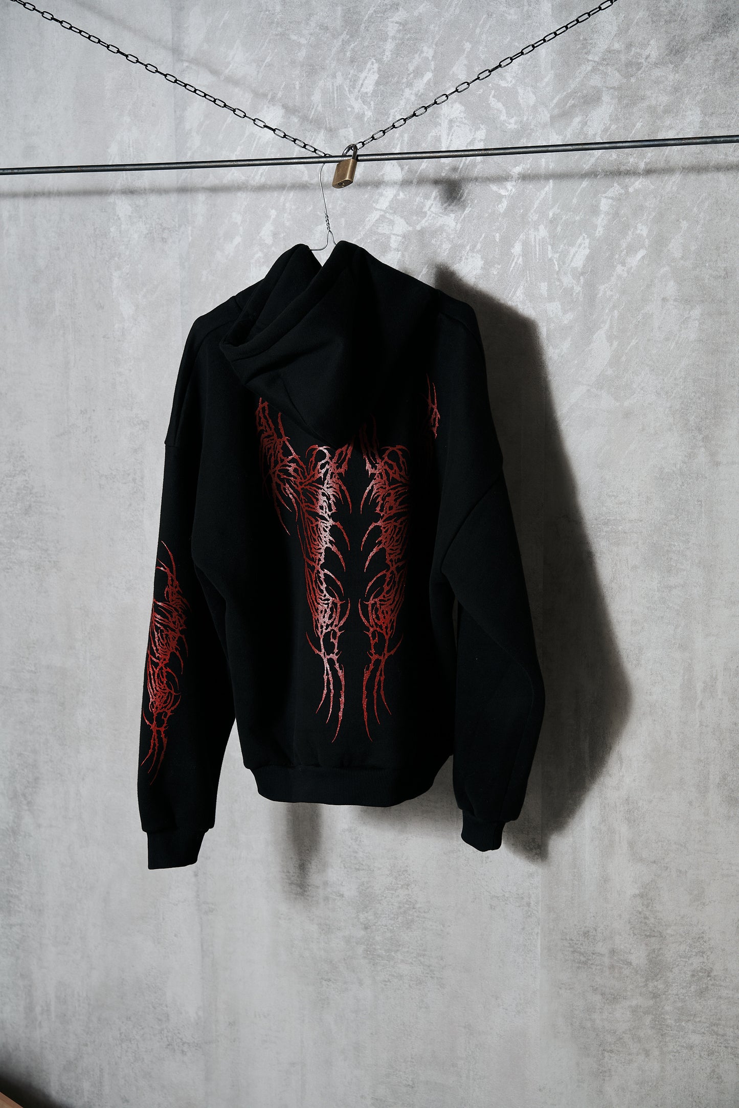 HARDCORE - HOODIE - BLACK | UNISEX#2939