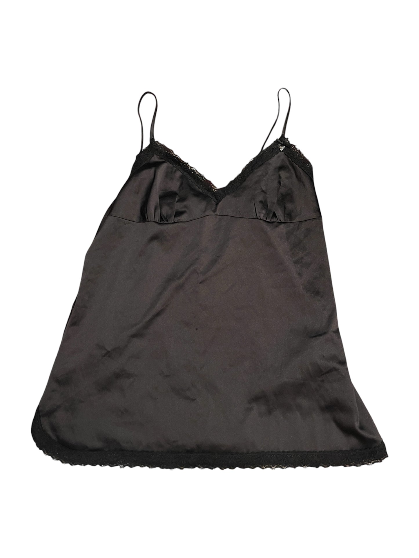 Black Satin Camisole #12718