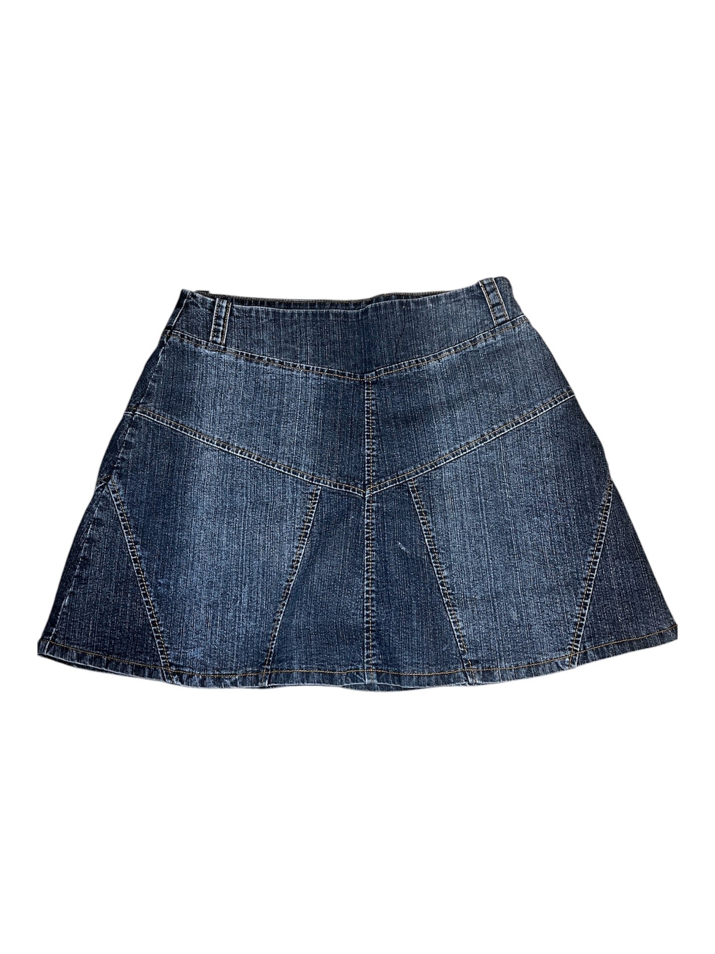 Washed Denim Skirt #7091