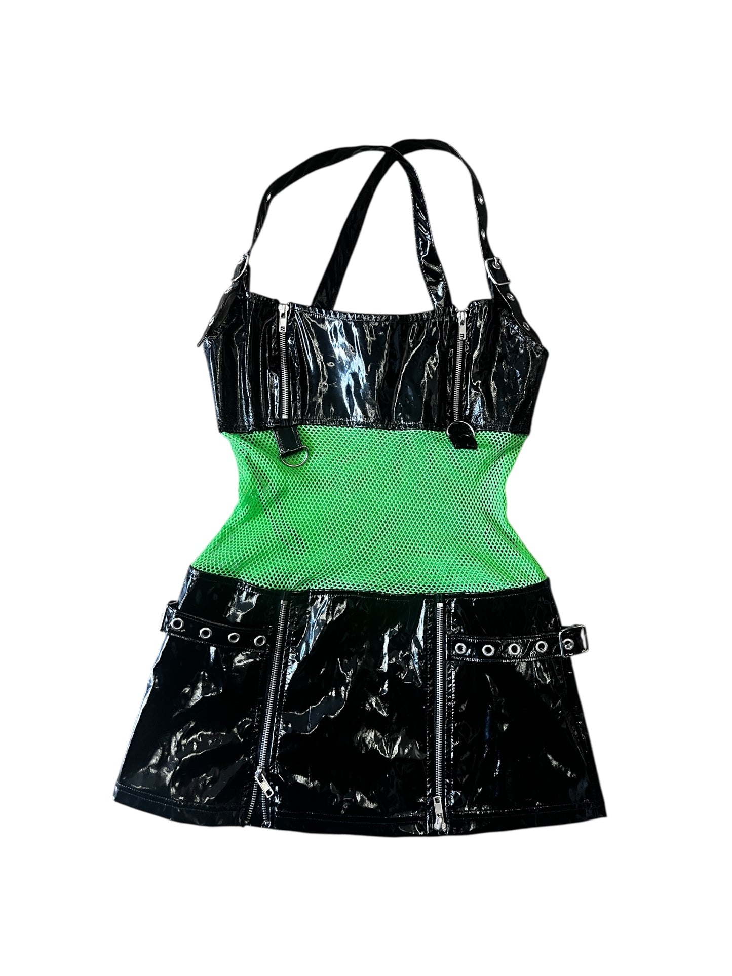 Lipservice Vice Cyber Vinyl Dress #10384