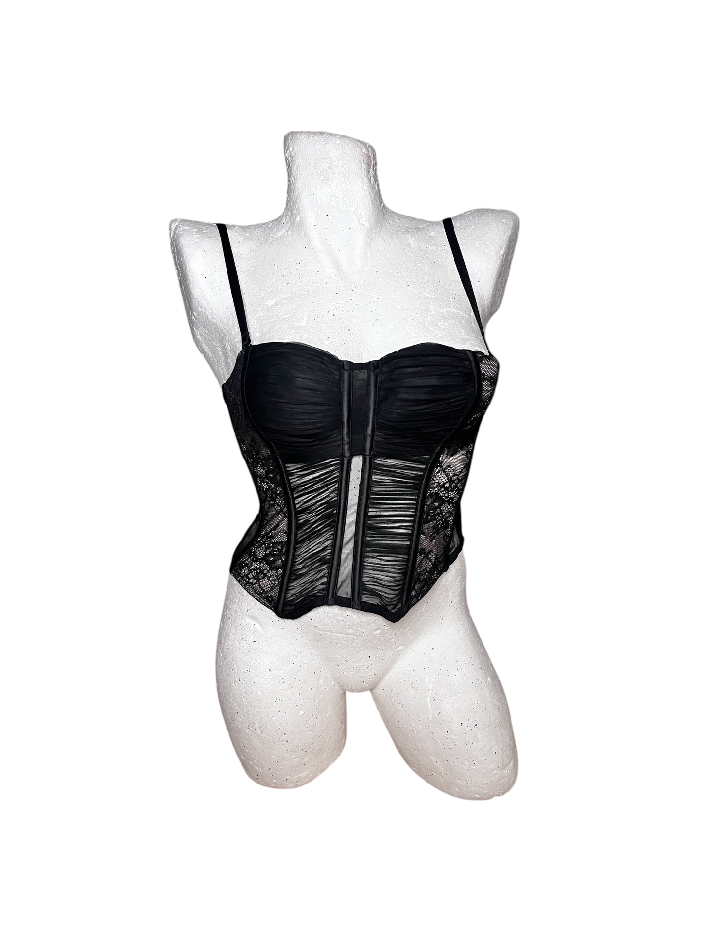 Romantic Gothic Lace Corset Top #7292
