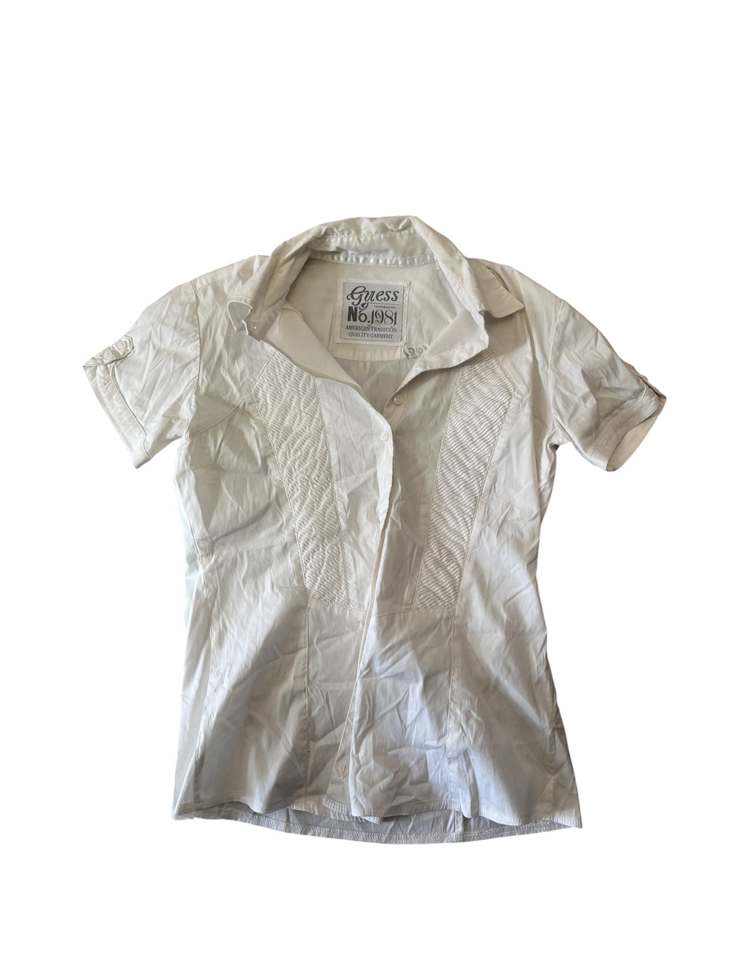 GUESS No.1981 White Tailored Shirt #12762