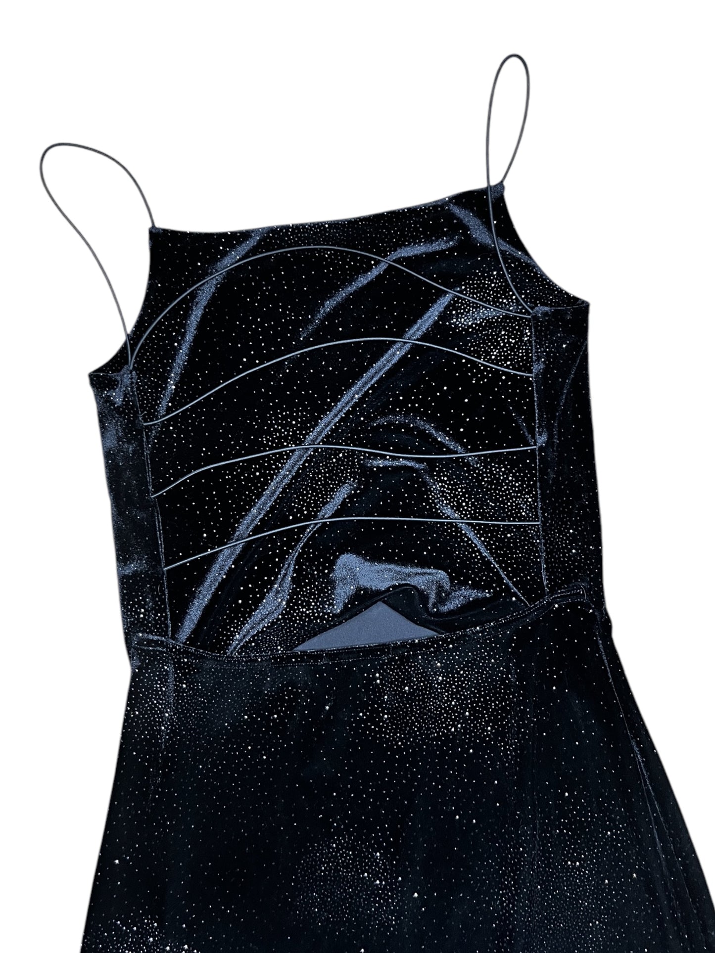 Sparling Velvet Evening Dress #7115