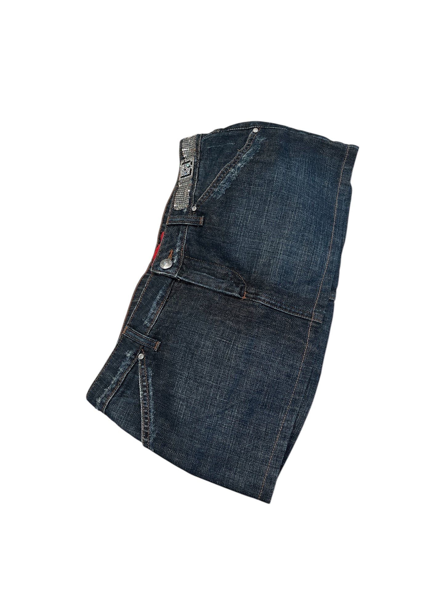 Mini Denim Skirt #8273