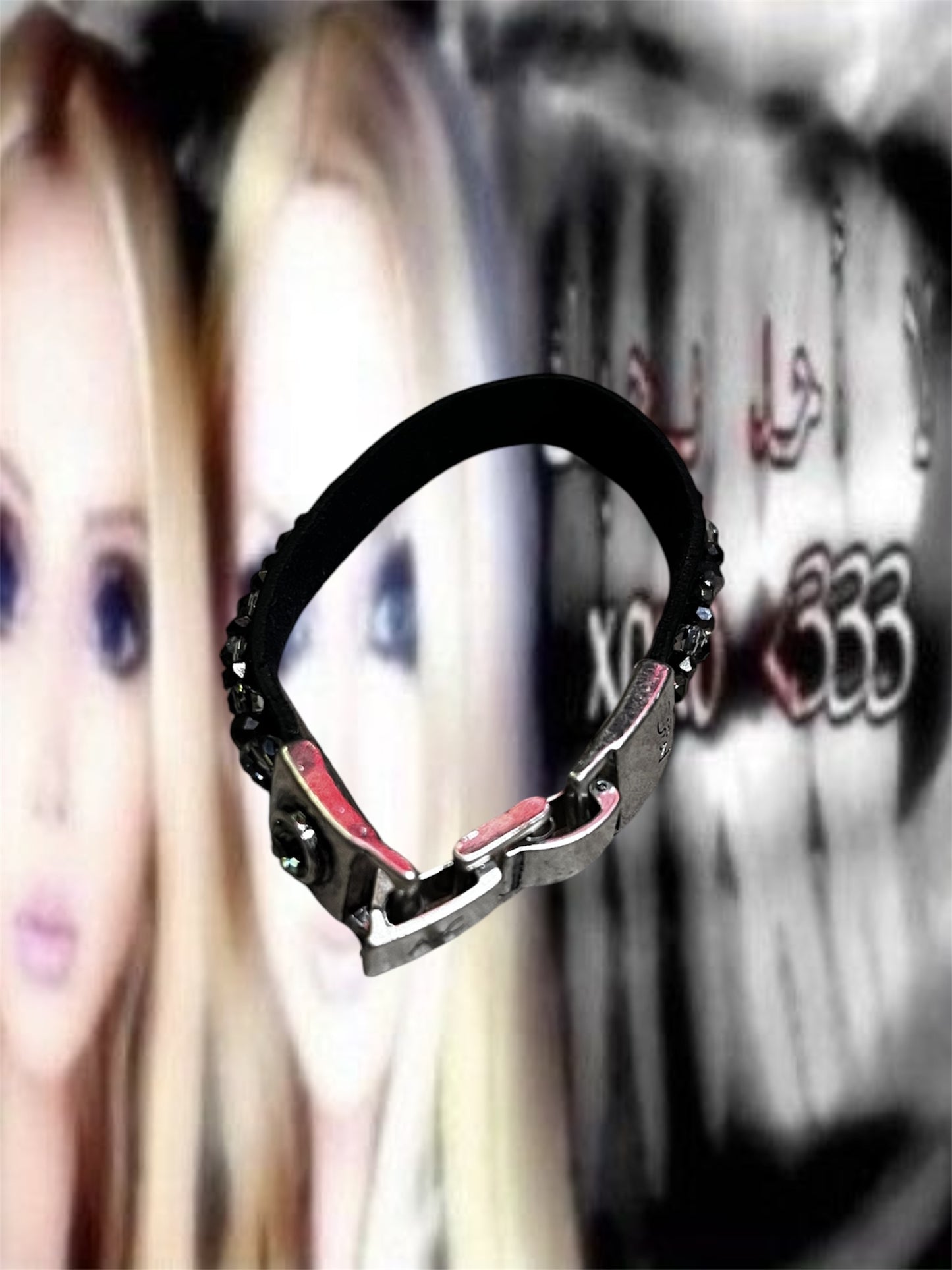 Beaded Bracelet with Metal Clasp #6044