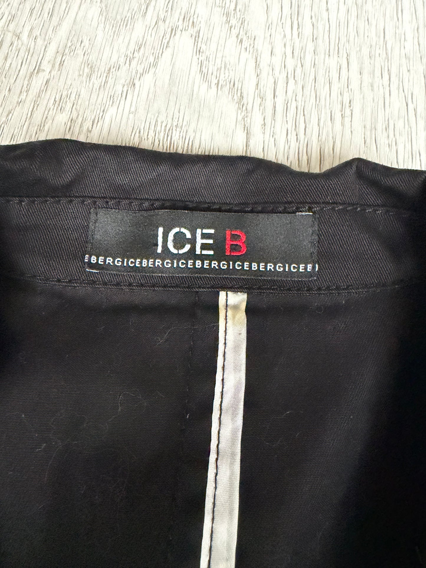 ICE B Contrast-Trim Ribbon Blazer #13167