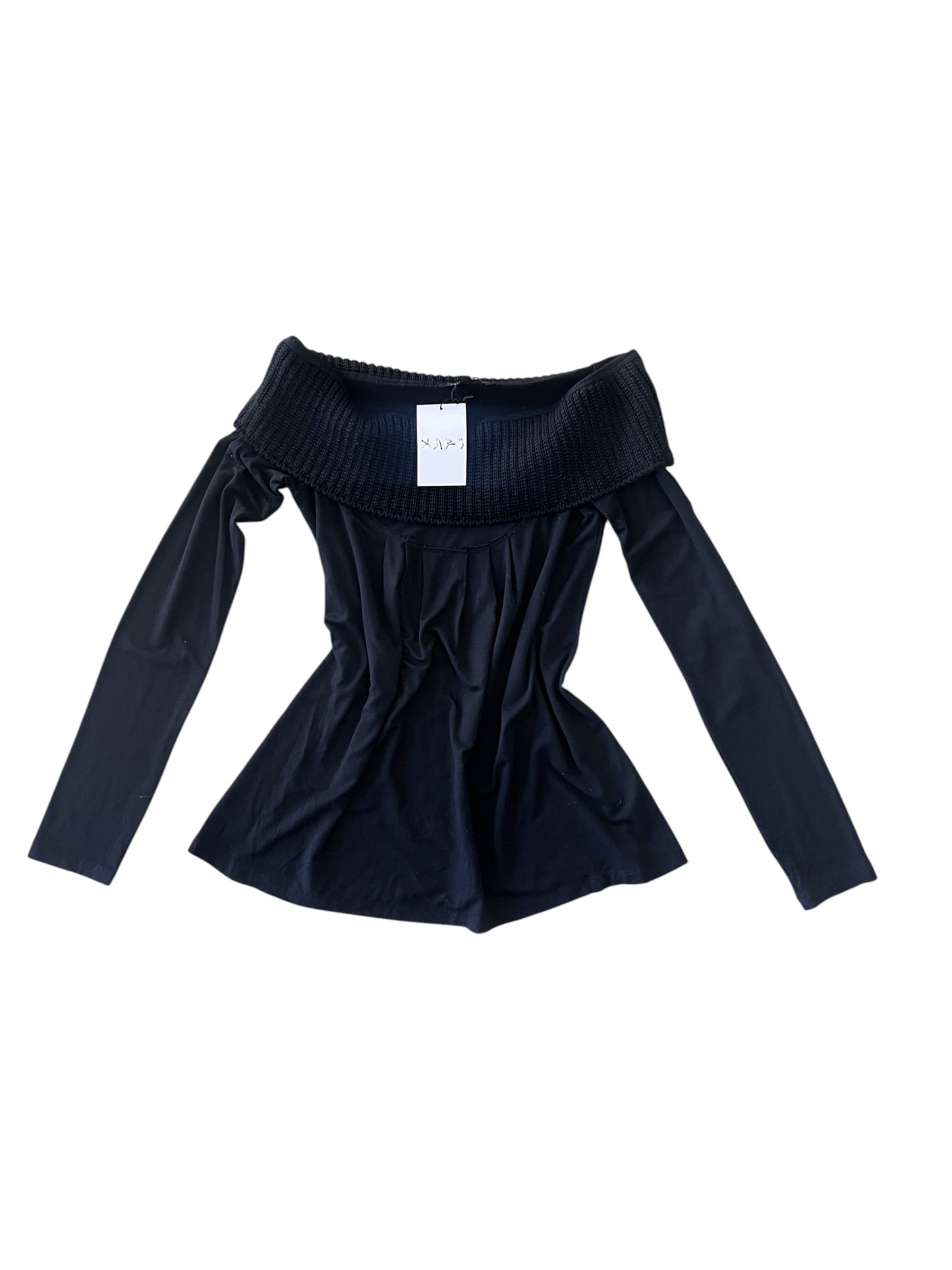 Patrizia Pepe Off-Shoulder Structured Top #12397