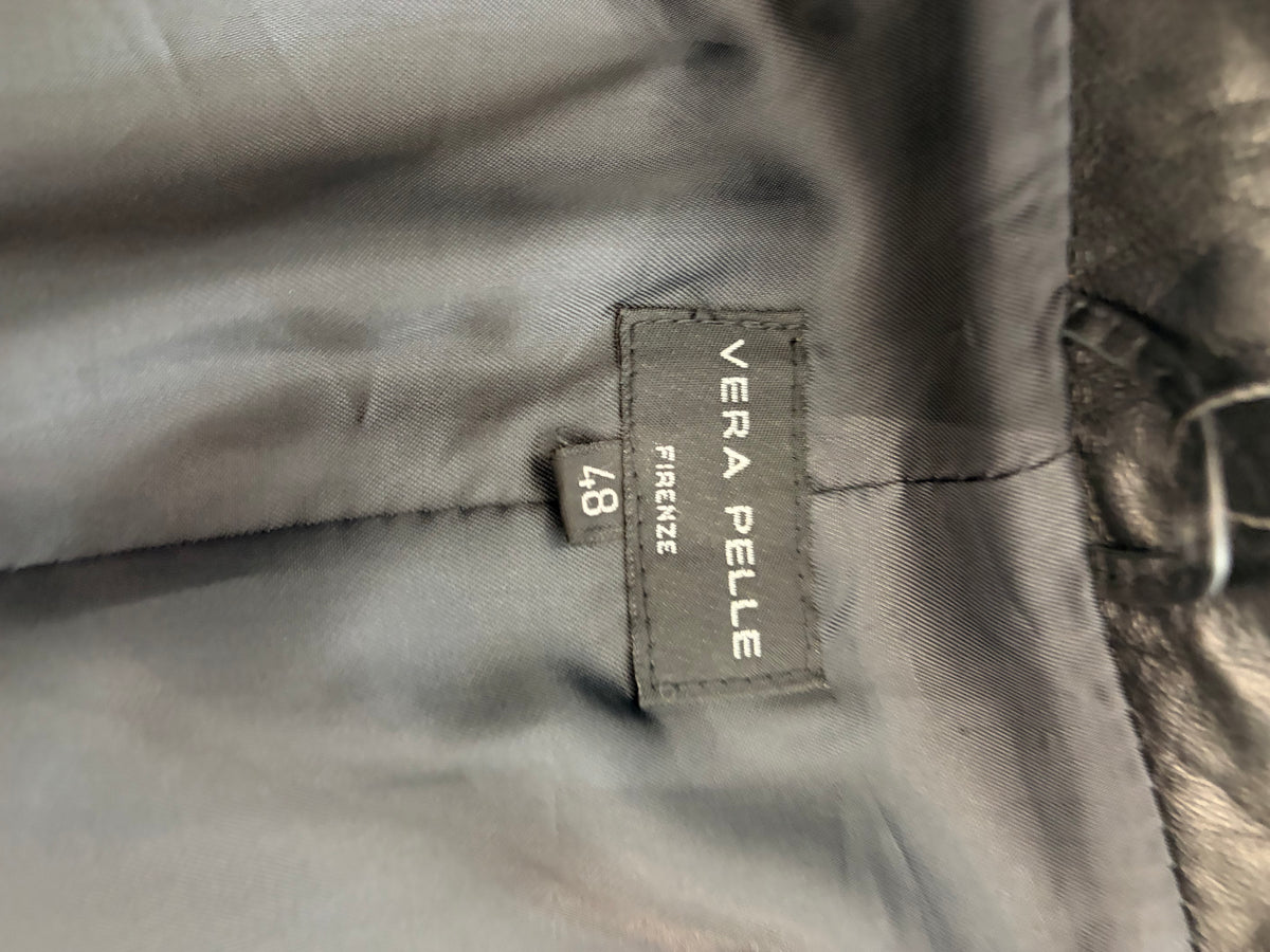Vintage Italian Leather Blazer #13080