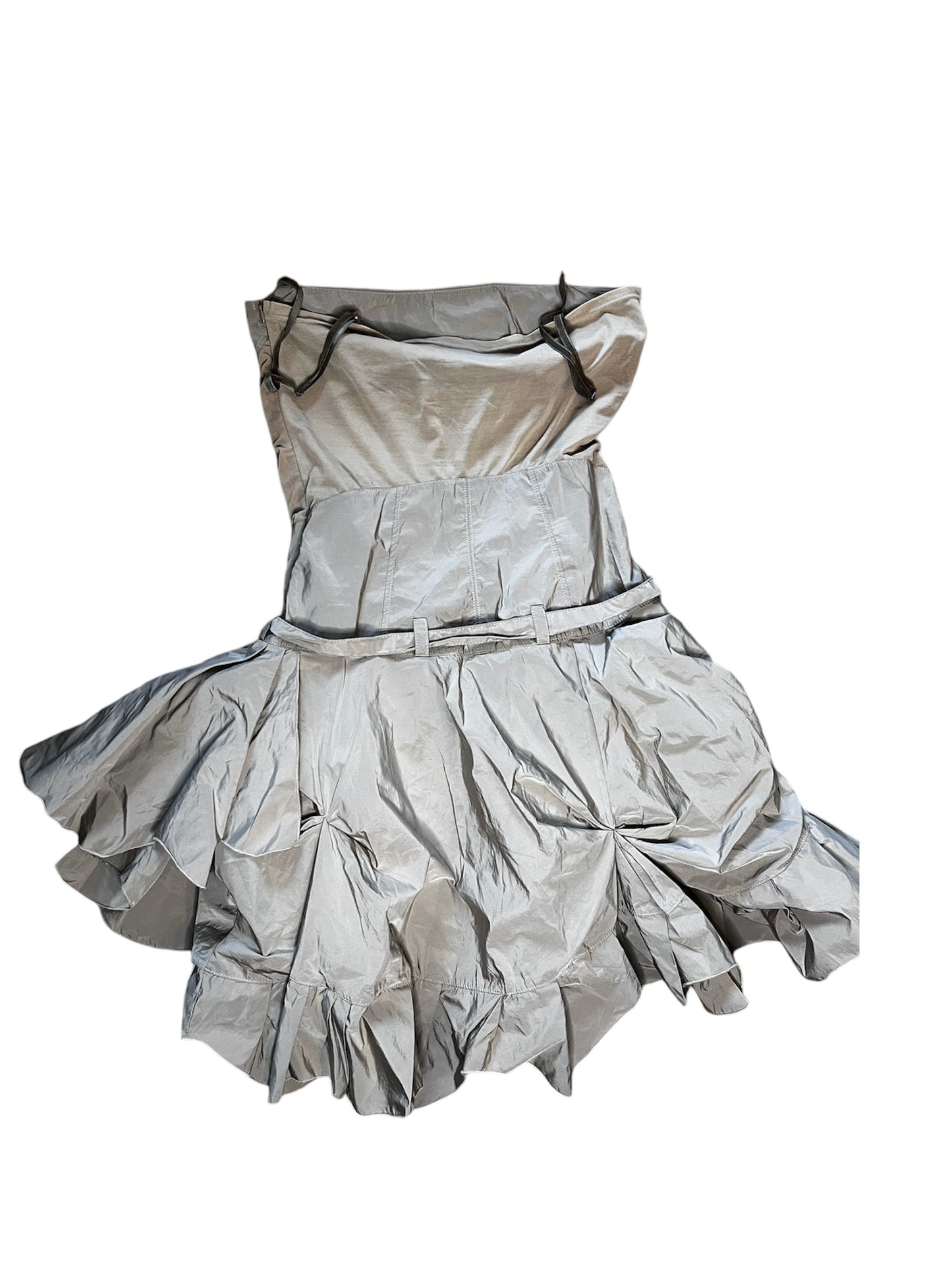 Early 2000 Italian Balloon Vintage Dress M #5517