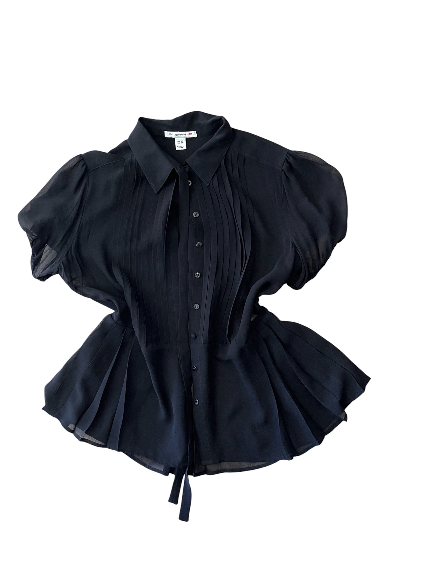 Silk Blouse / Karl Lagerfield x h&m #12448