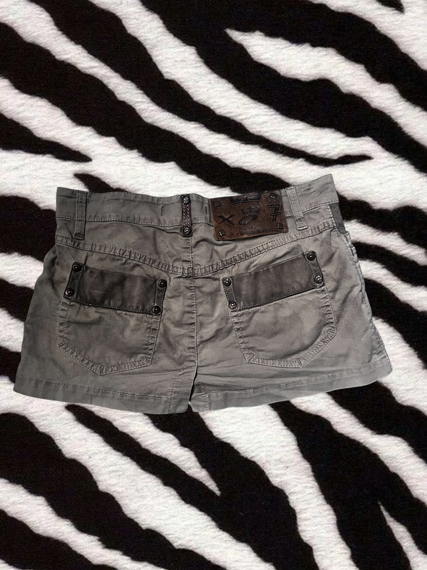 X Stone denim skirt #8912