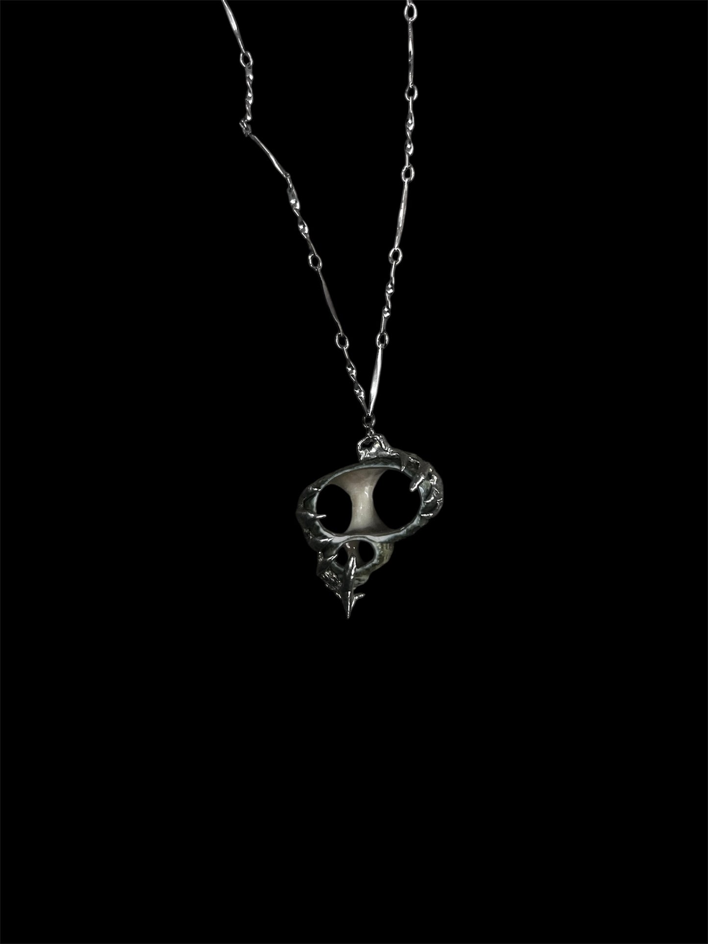 spiky shell–pendant Necklace #10773