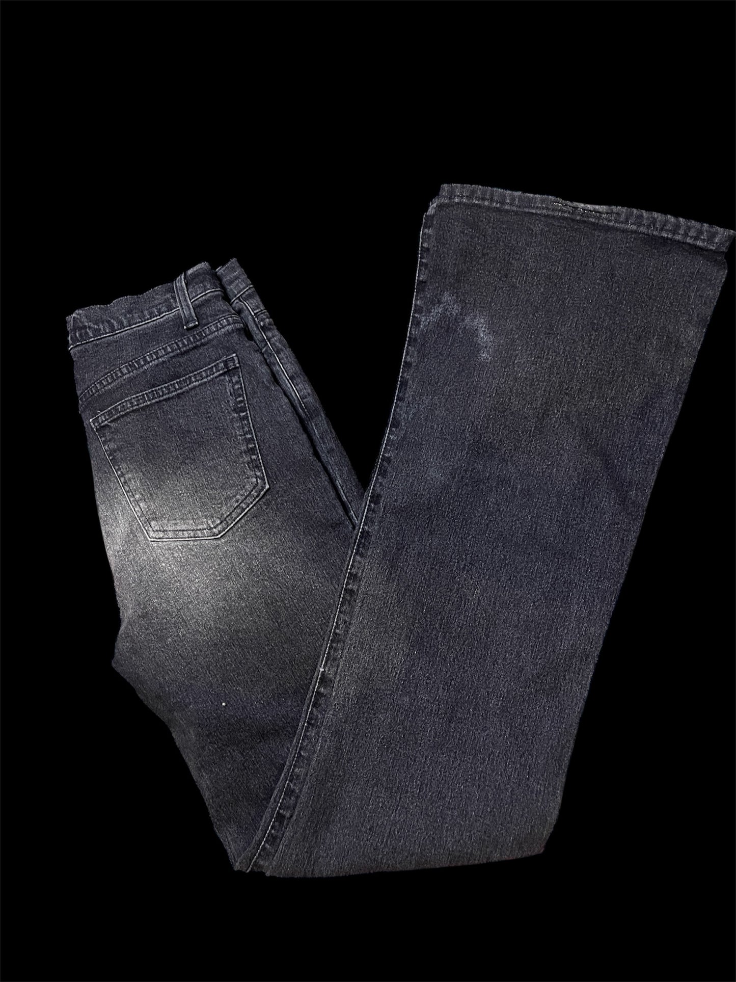 Dark grey mid-waist jeans #11284