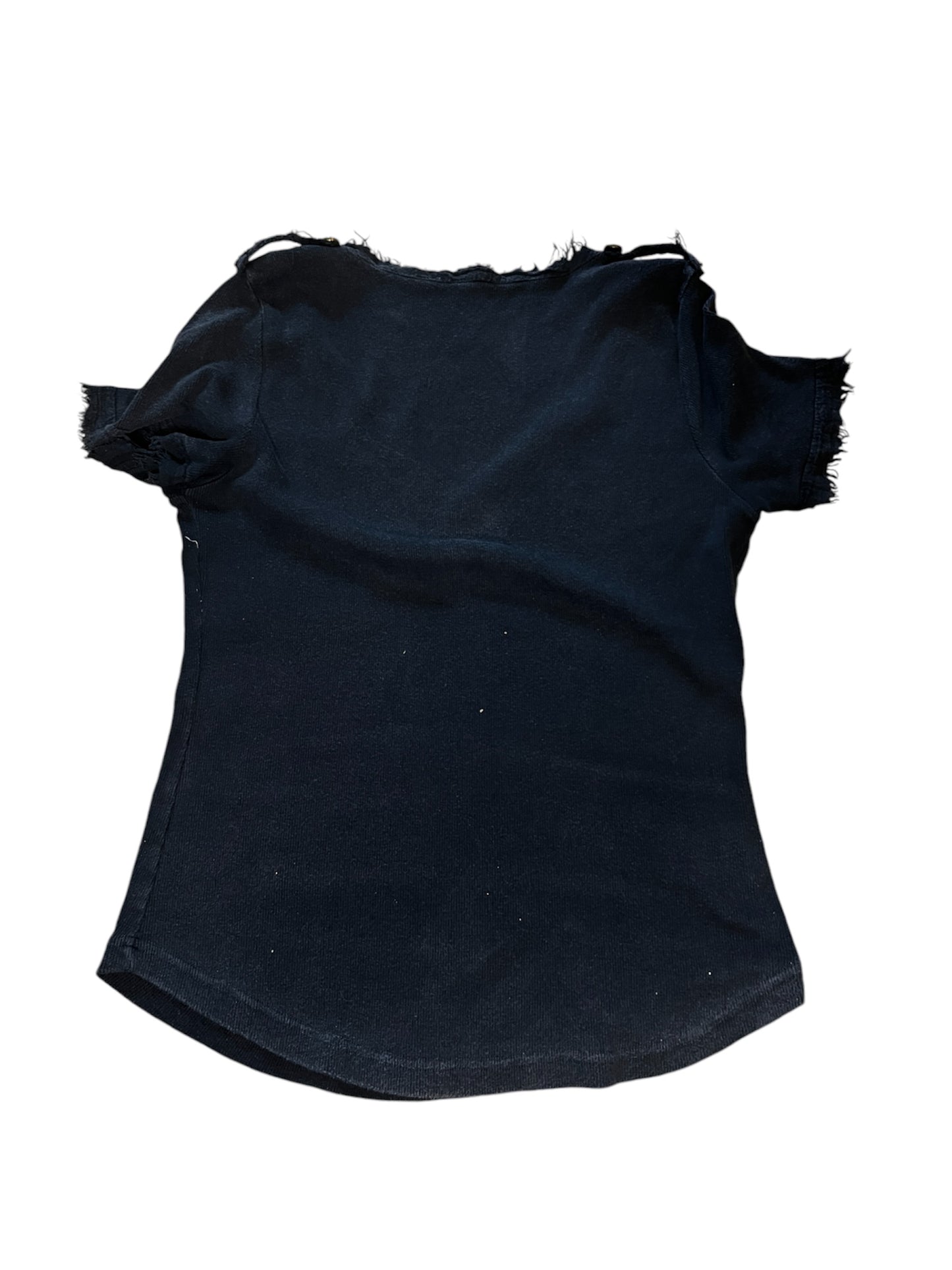 Italian Cotton Graphic Top M #5521