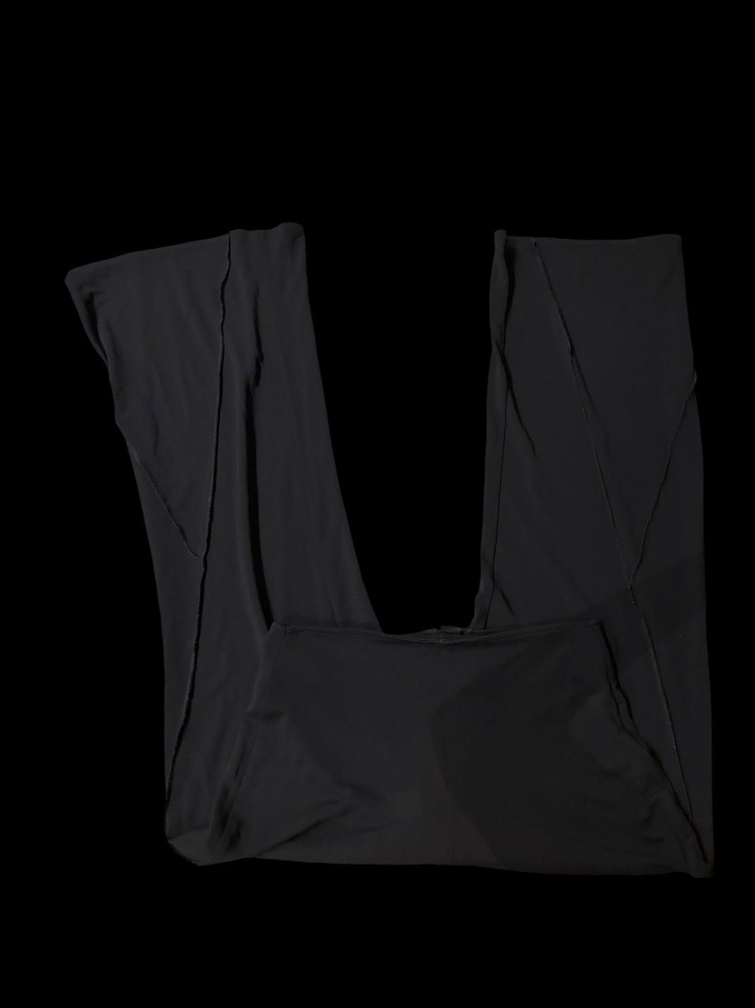 Instants Black Panelled Trousers #13617