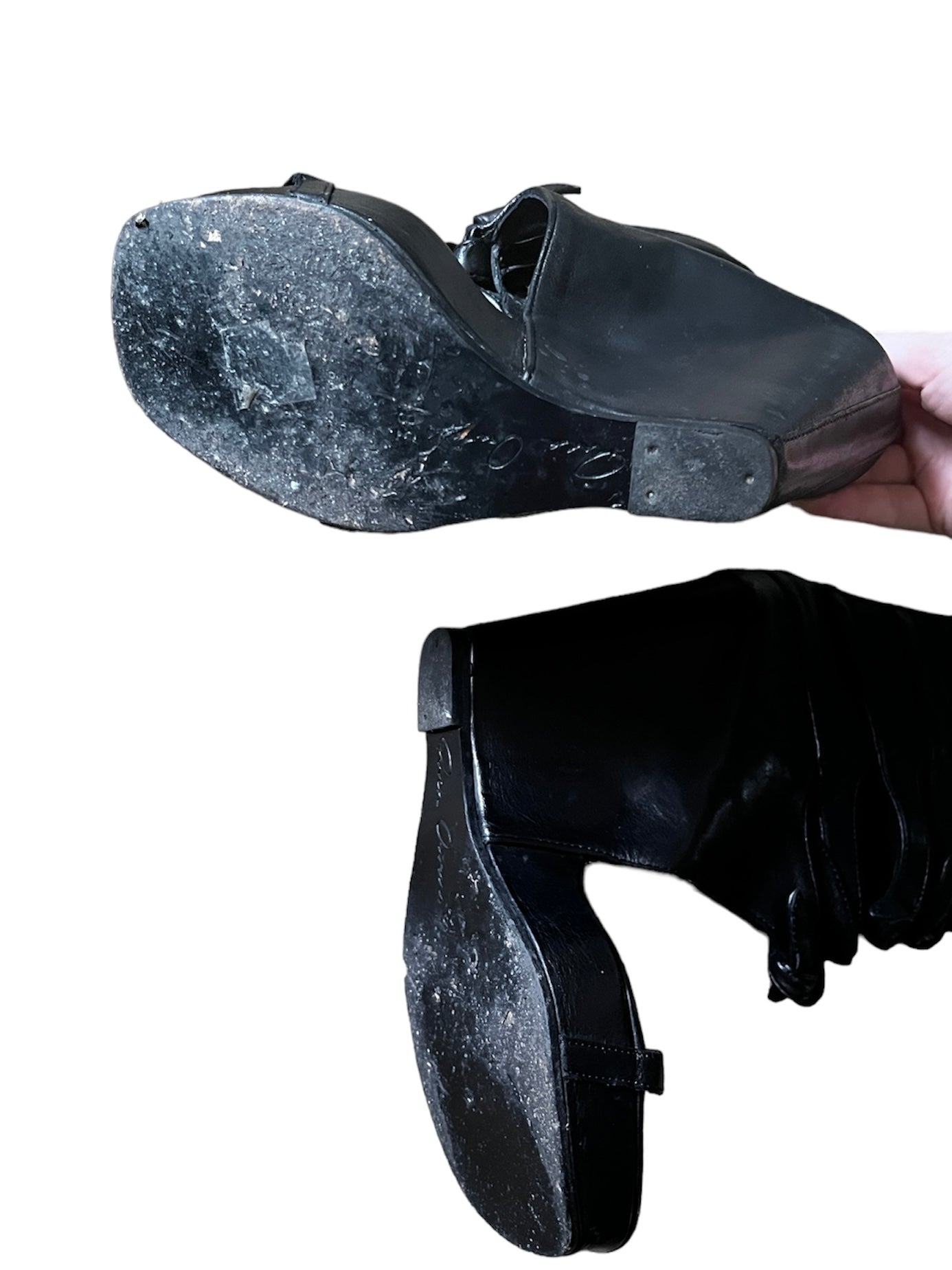 Rick Owens S2011 Runway Gladiator Leather wedges 38 #5387