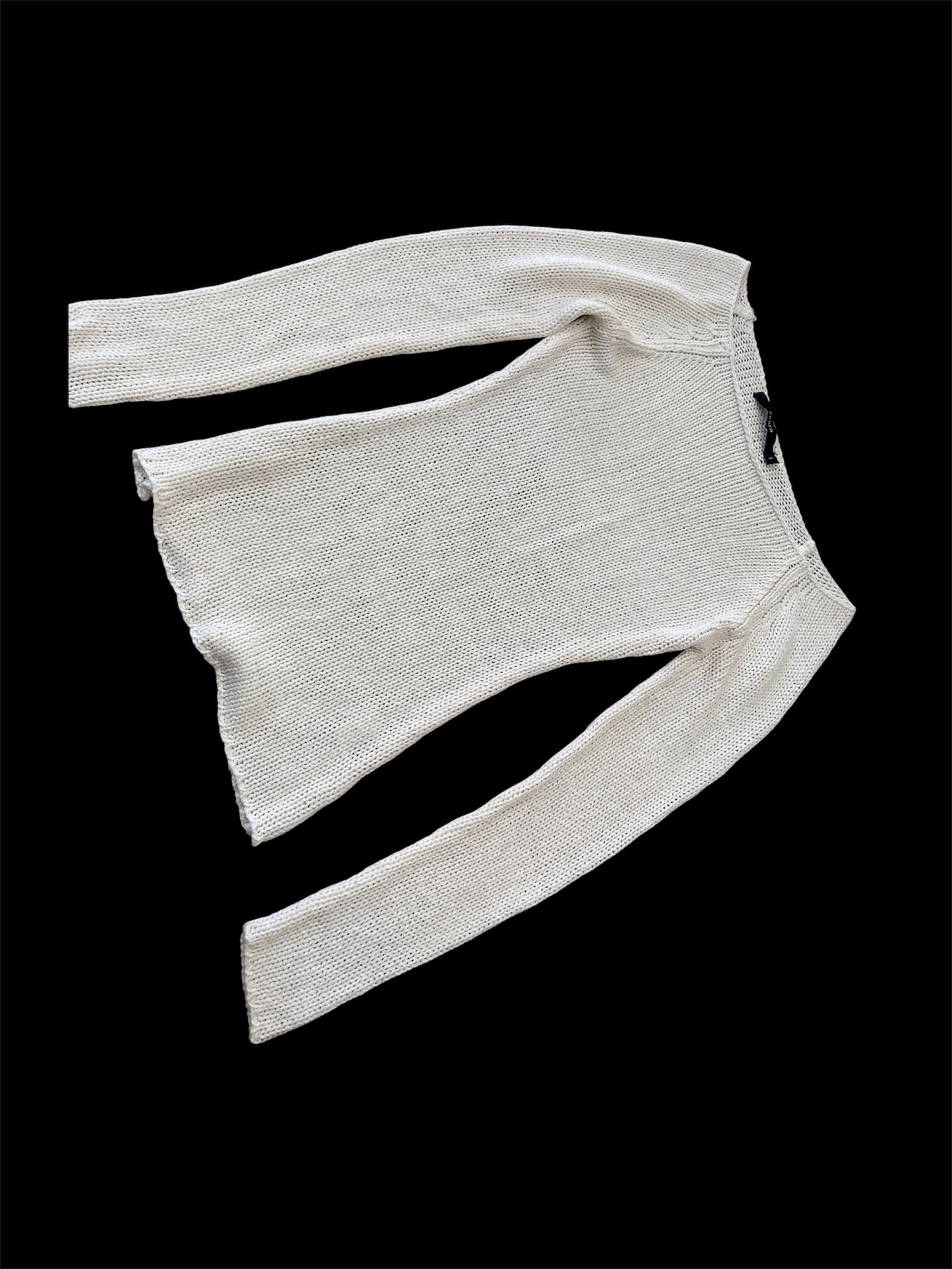 Cream Lightweight Knit Sweater #13000