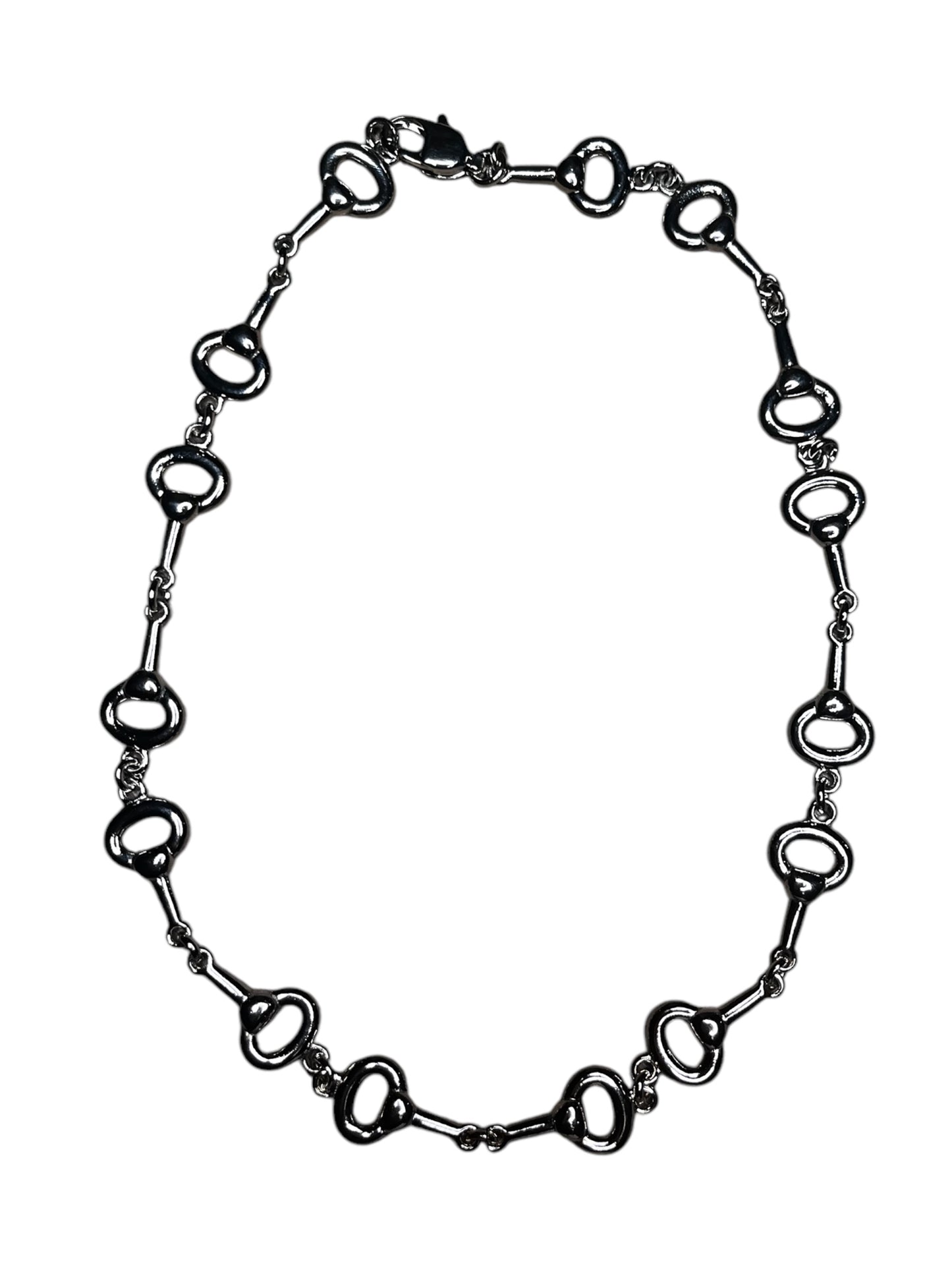 Silver Metal Chain Necklace #7096