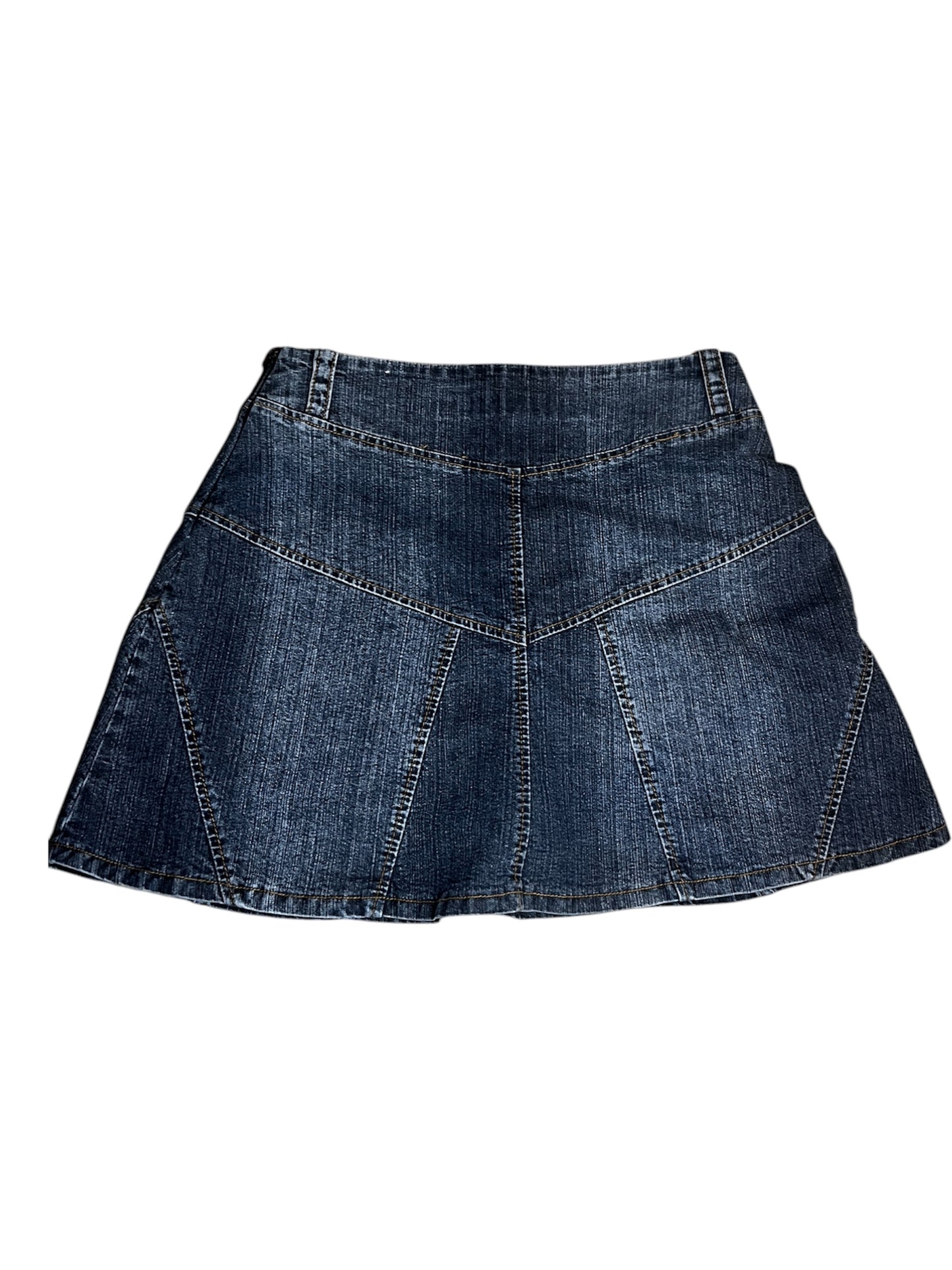 Washed Denim Skirt #7091