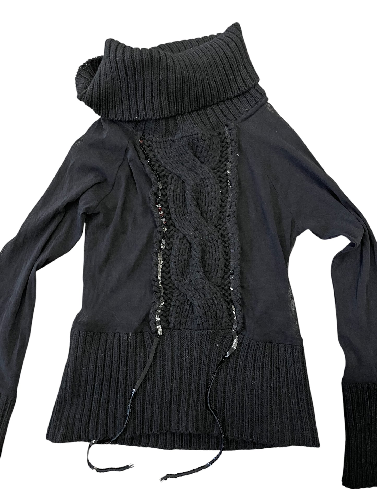 Sendro Ferrone Wool & Mesh Jumper #6769