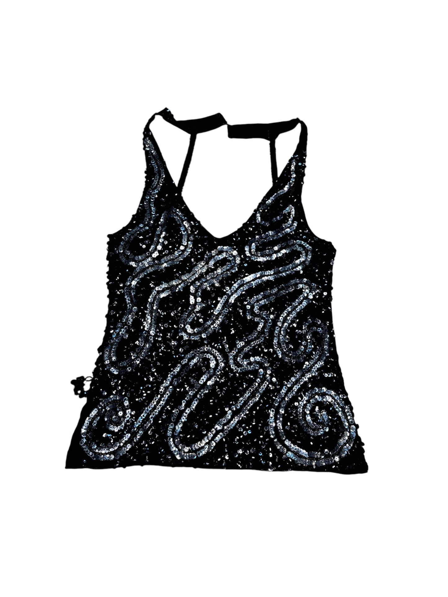 90s/ 2000s Sequin Top S #5532