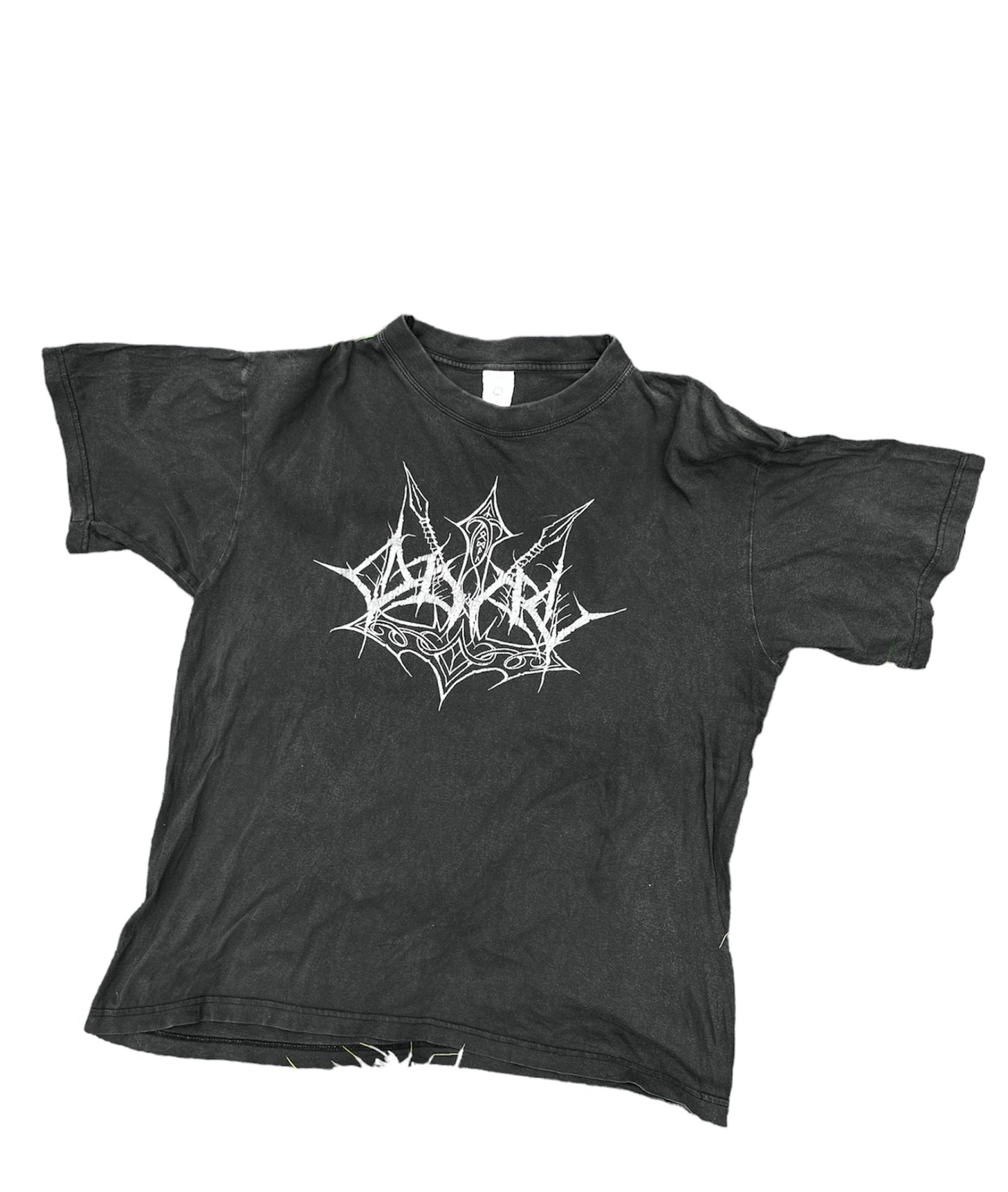 Grey Cotton Cyber Tee L #5332