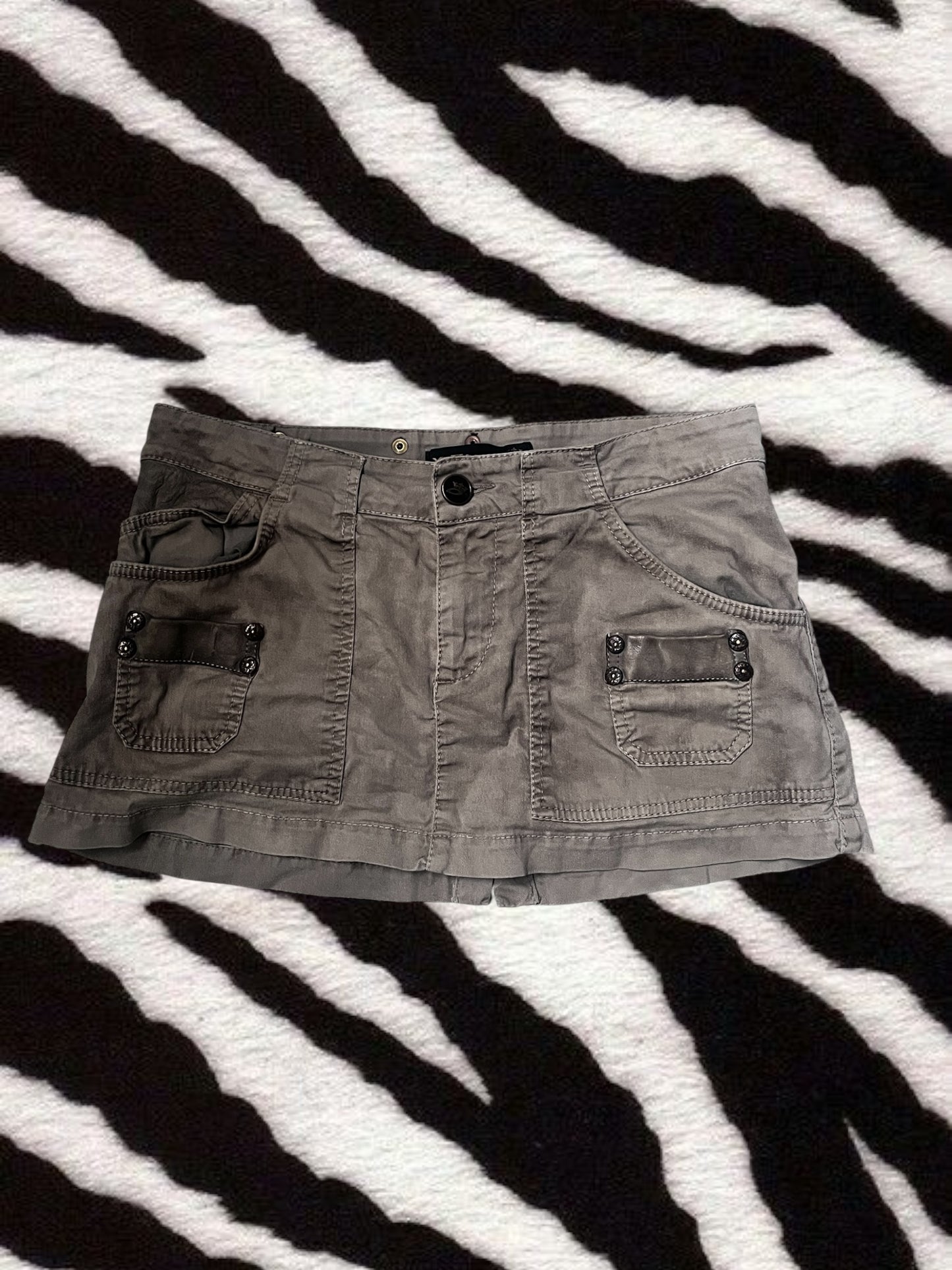X Stone denim skirt #8912