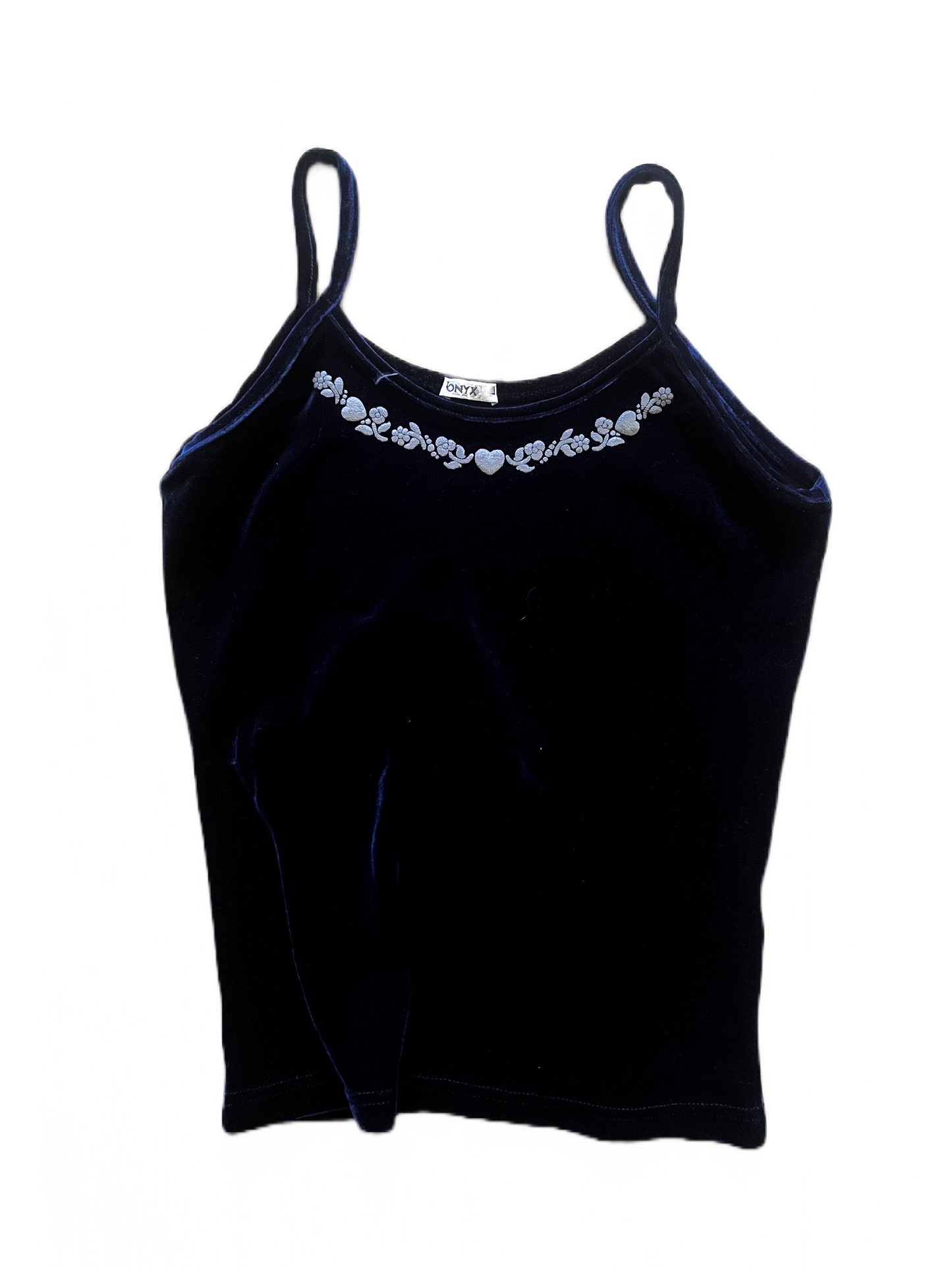 Blue Velvet Onyx Top S #4722