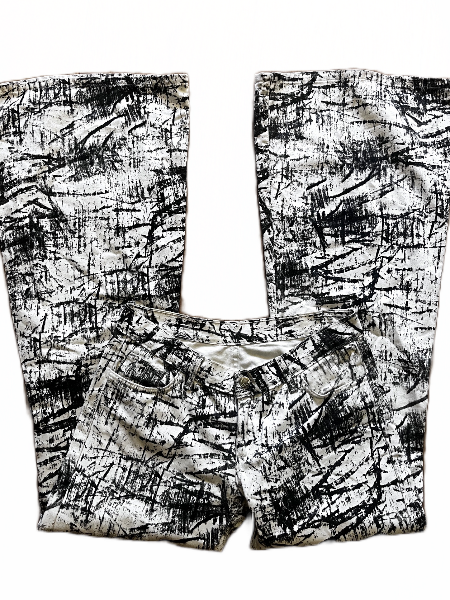 Grunge Flare Jeans W31 L36 #4734